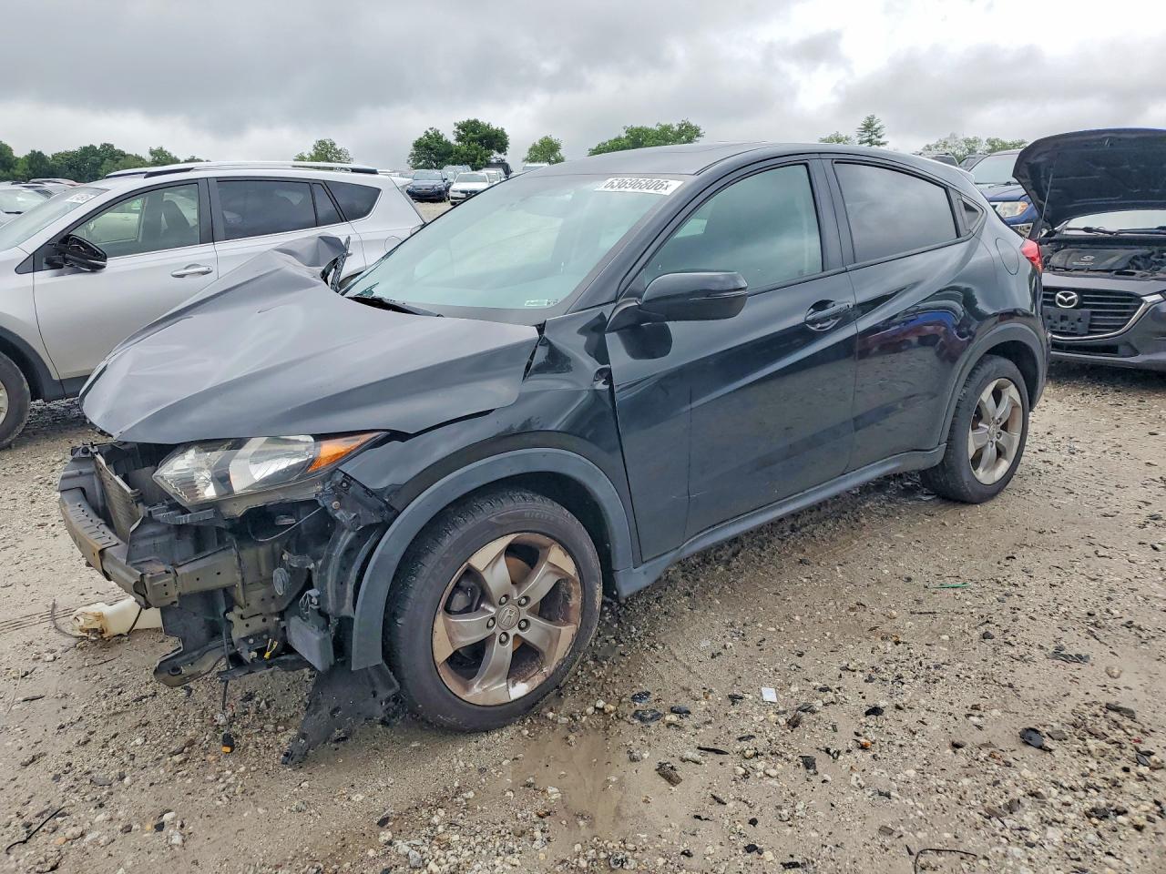 2017 Honda Hr-v Ex Black vin: 3CZRU6H53HM719809
