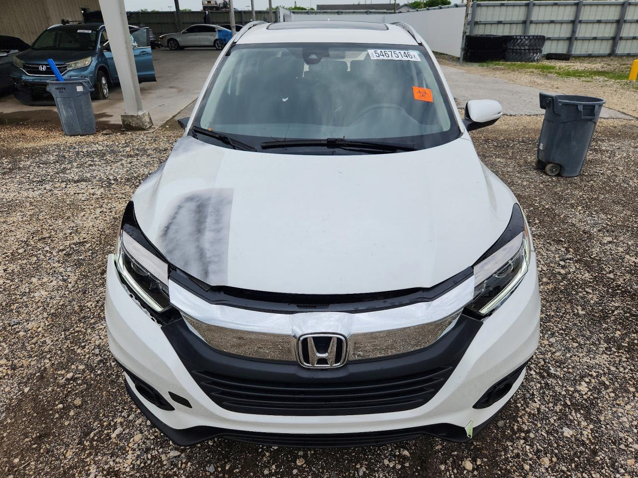 2021 Honda Hr-v Ex White vin: 3CZRU6H53MM727631