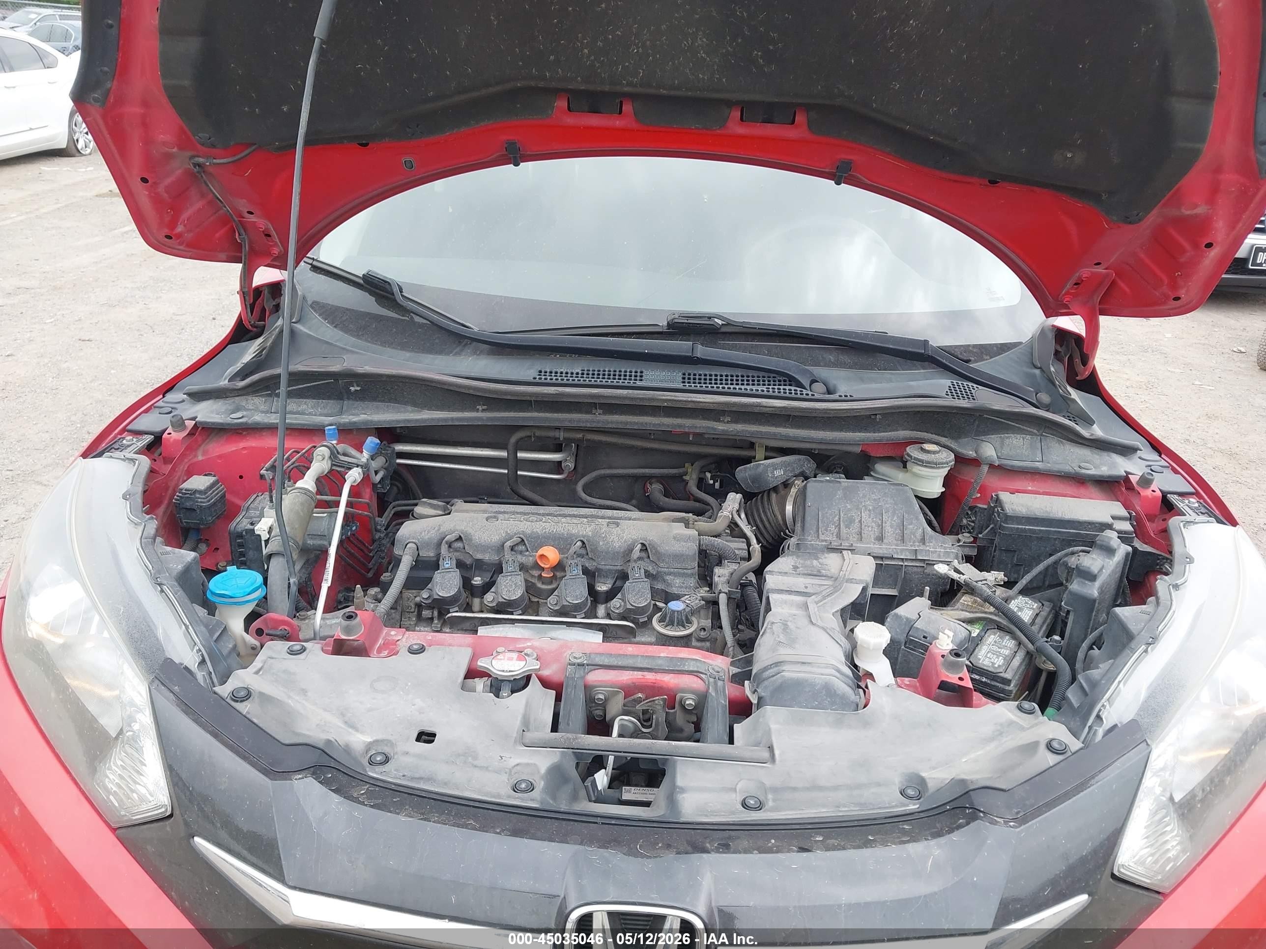 2016 Honda Hr-v Ex Красный vin: 3CZRU6H54GM716139