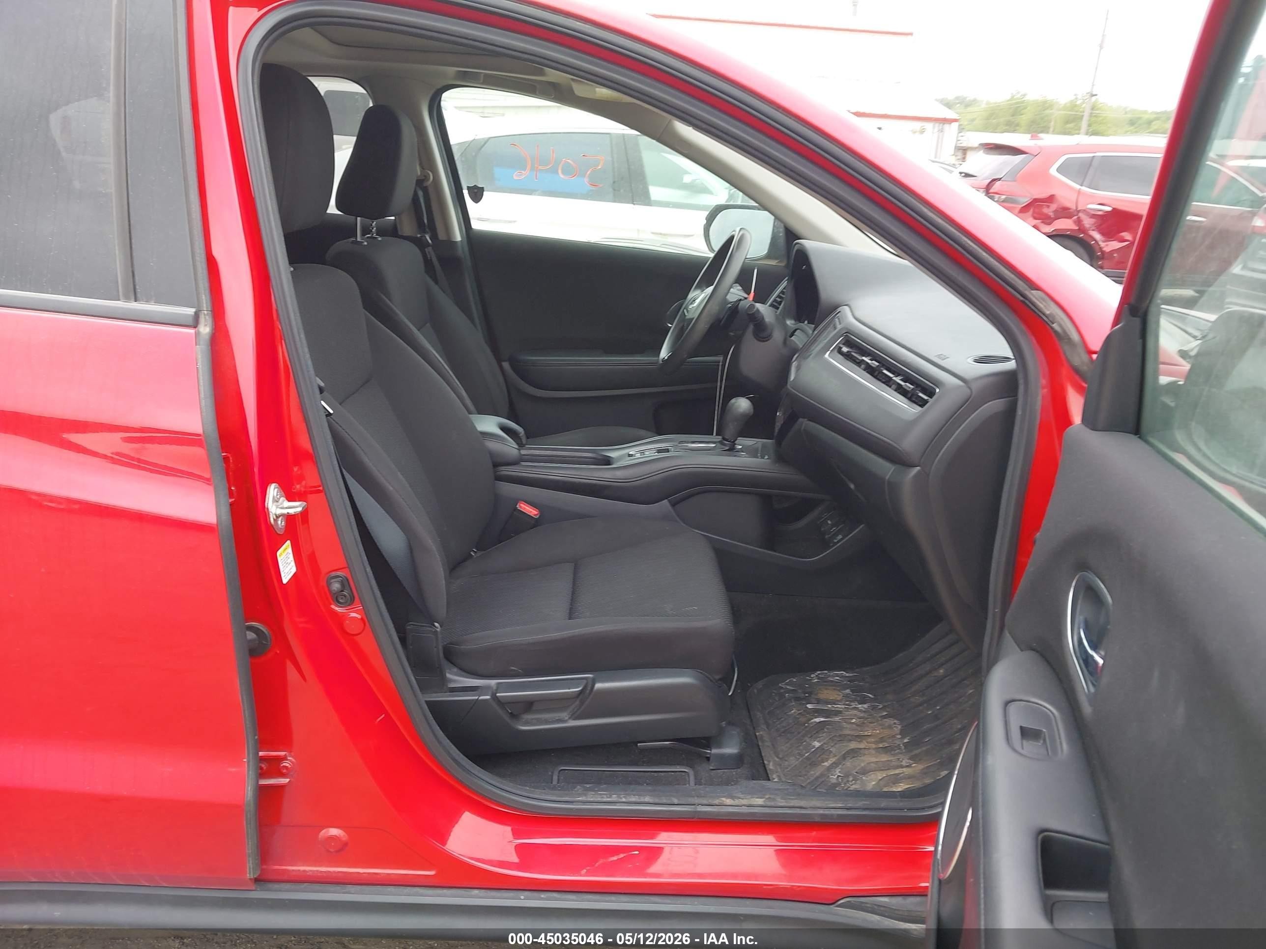 2016 Honda Hr-v Ex Красный vin: 3CZRU6H54GM716139
