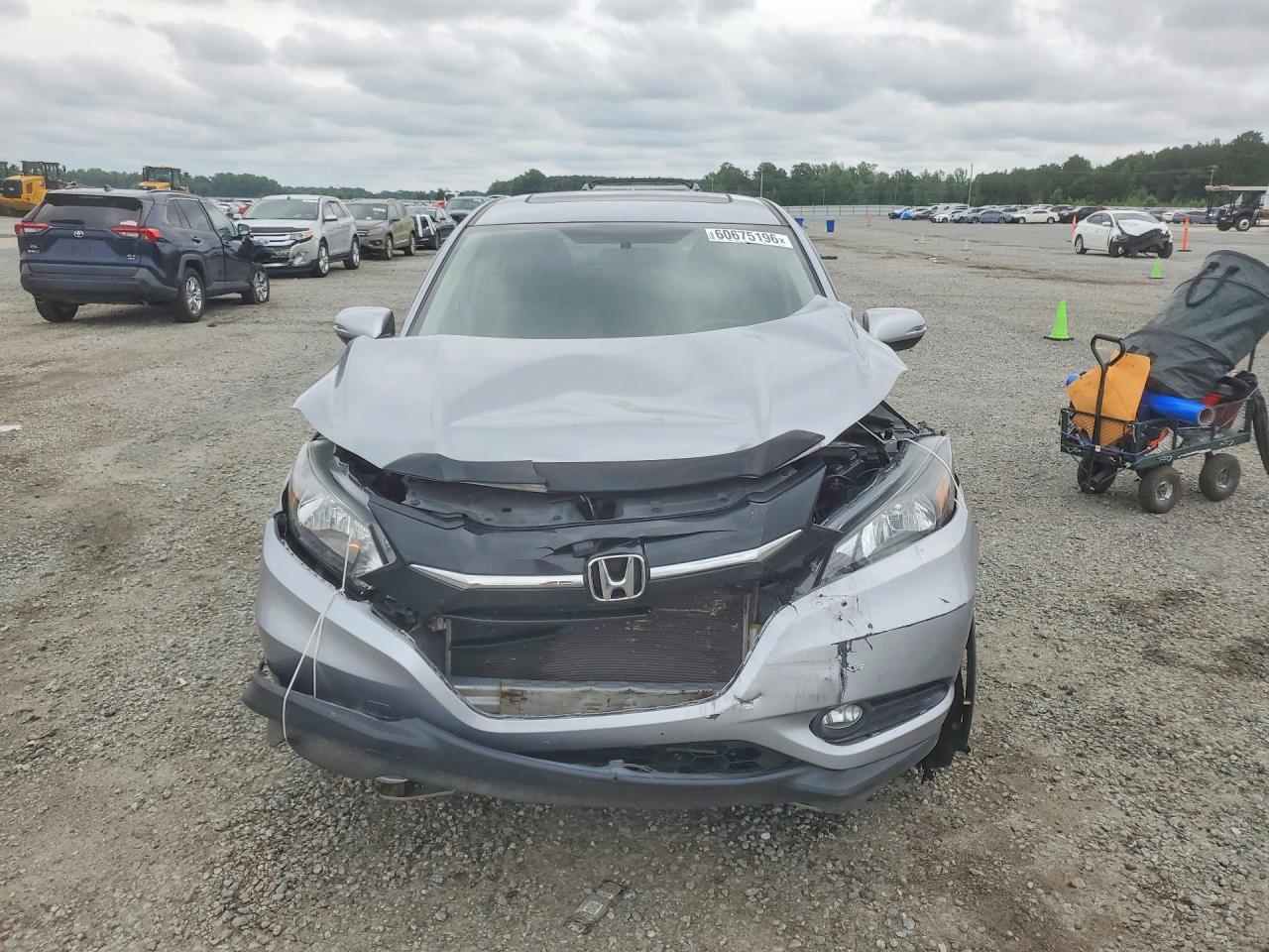 2017 Honda Hr-v Ex Silver vin: 3CZRU6H54HM707023