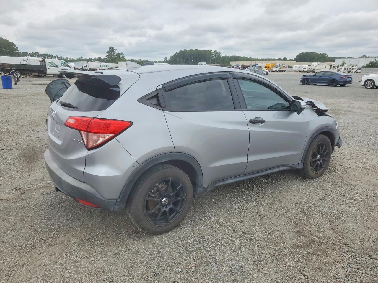 2017 Honda Hr-v Ex Silver vin: 3CZRU6H54HM707023