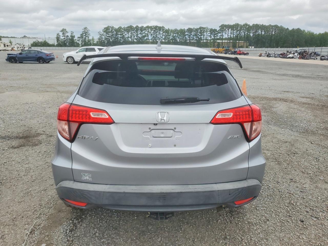 2017 Honda Hr-v Ex Silver vin: 3CZRU6H54HM707023