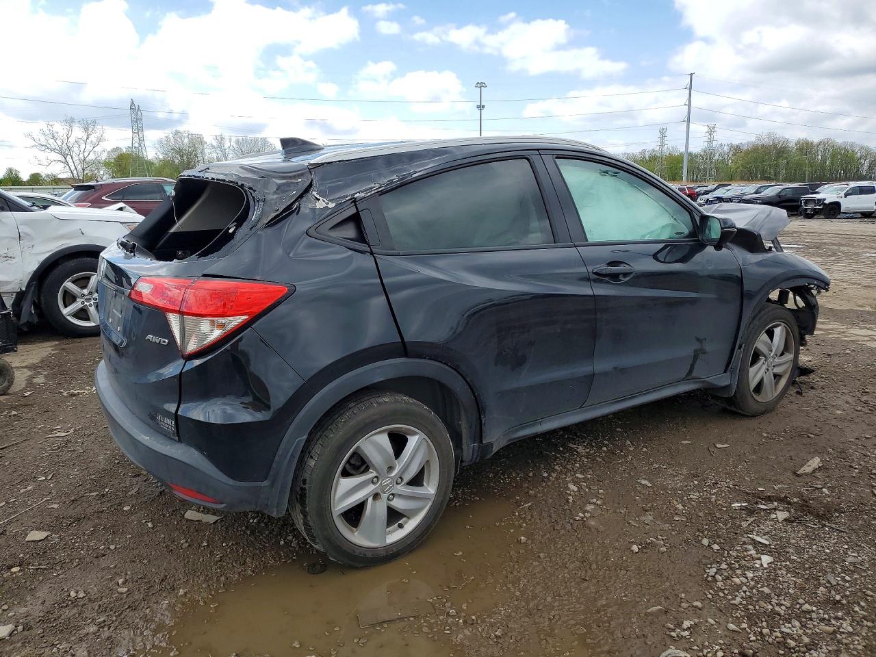 2019 Honda Hr-v Ex Black vin: 3CZRU6H54KM704632