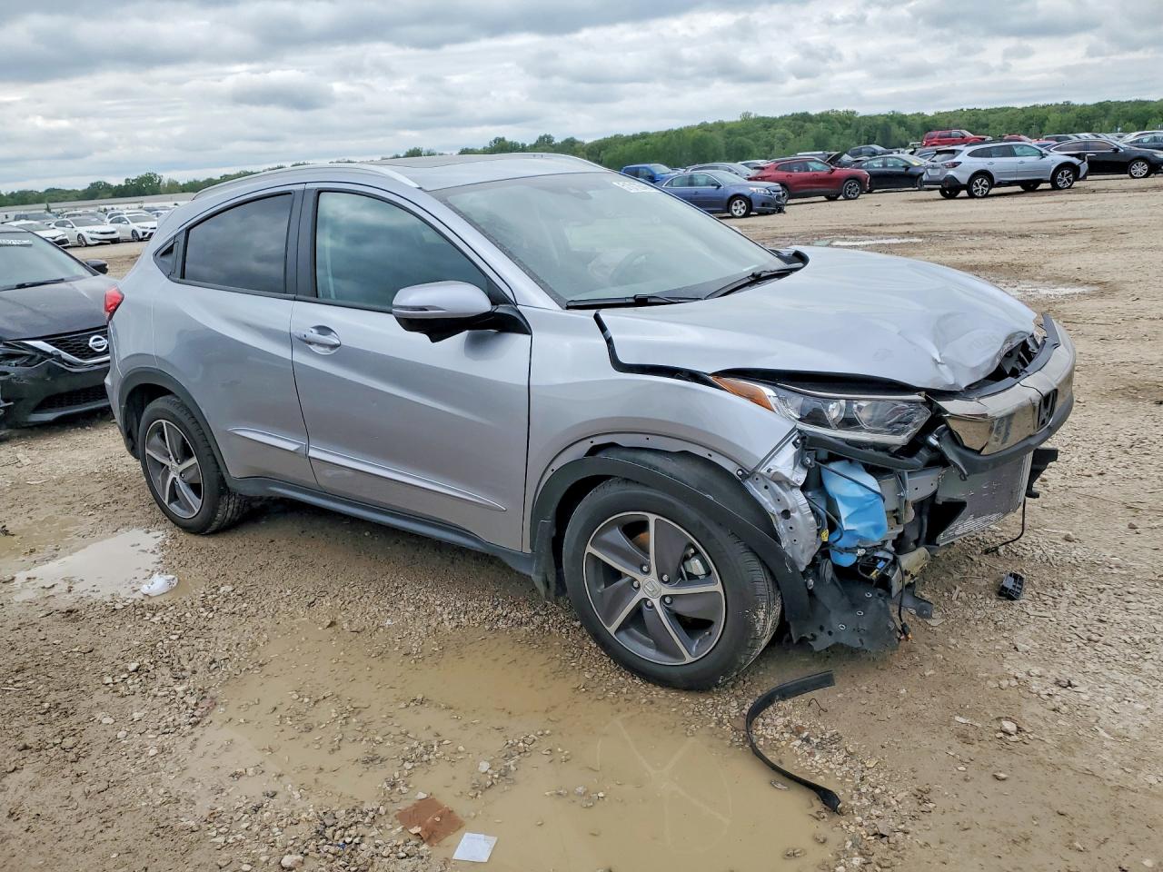 2022 Honda Hr-v Ex Серебряный vin: 3CZRU6H54NM721211