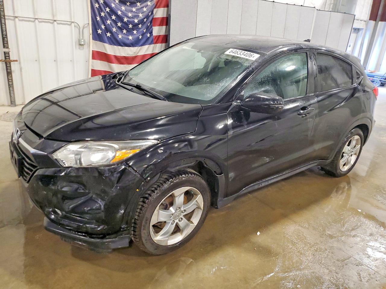 2016 Honda Hr-v Ex Black vin: 3CZRU6H55GM710463