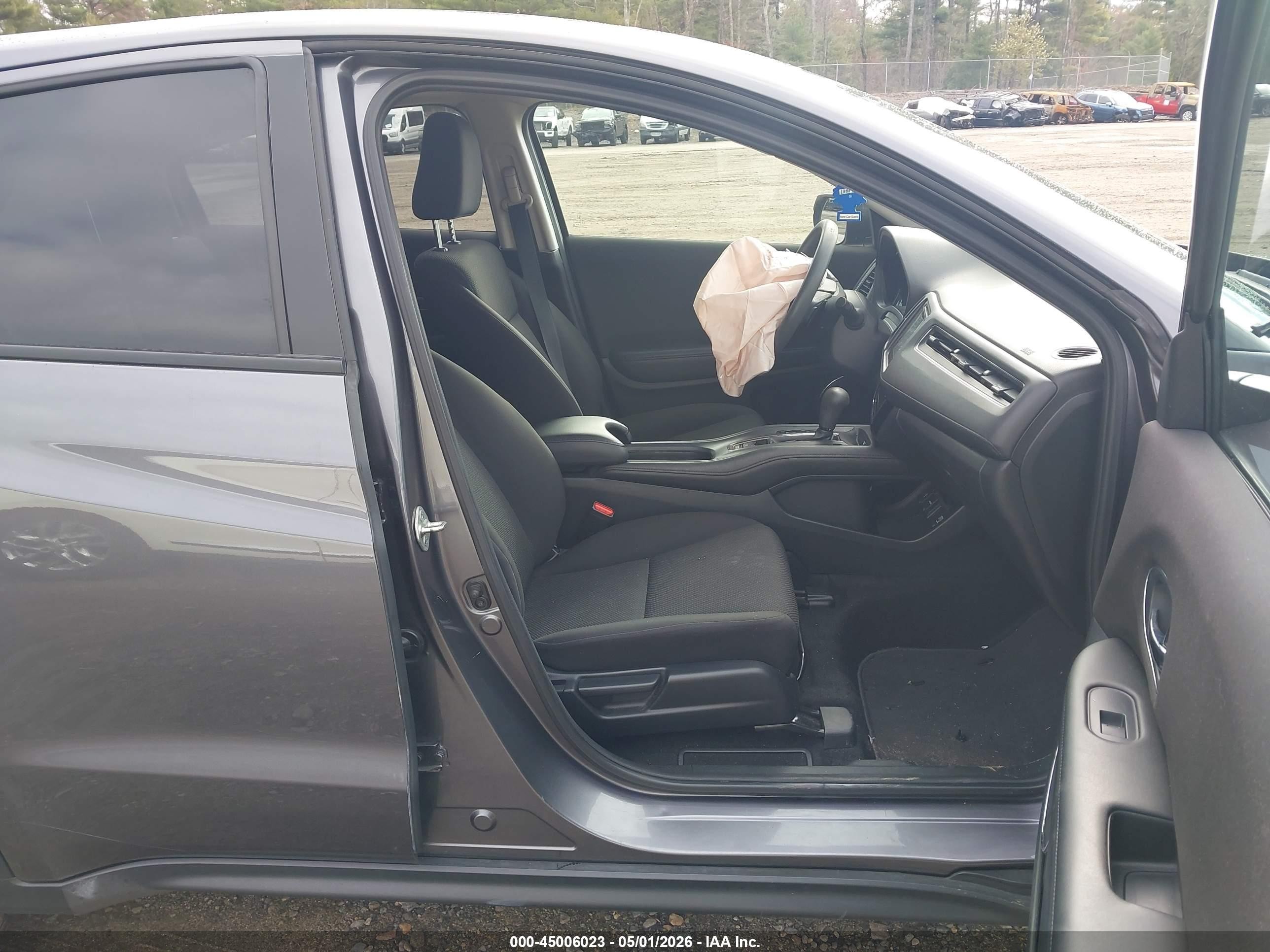 2018 Honda Hr-v Ex Gray vin: 3CZRU6H55JM711653