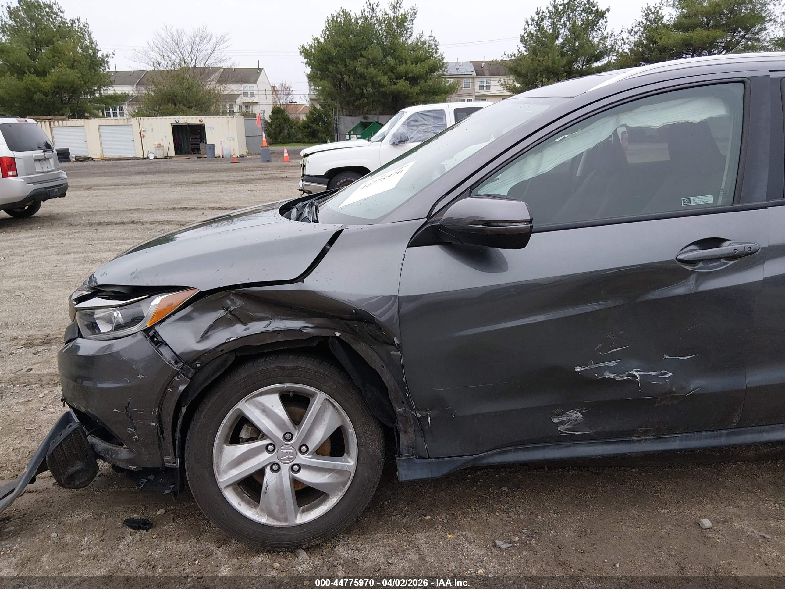 2019 Honda Hr-v Ex Серый vin: 3CZRU6H55KM702453