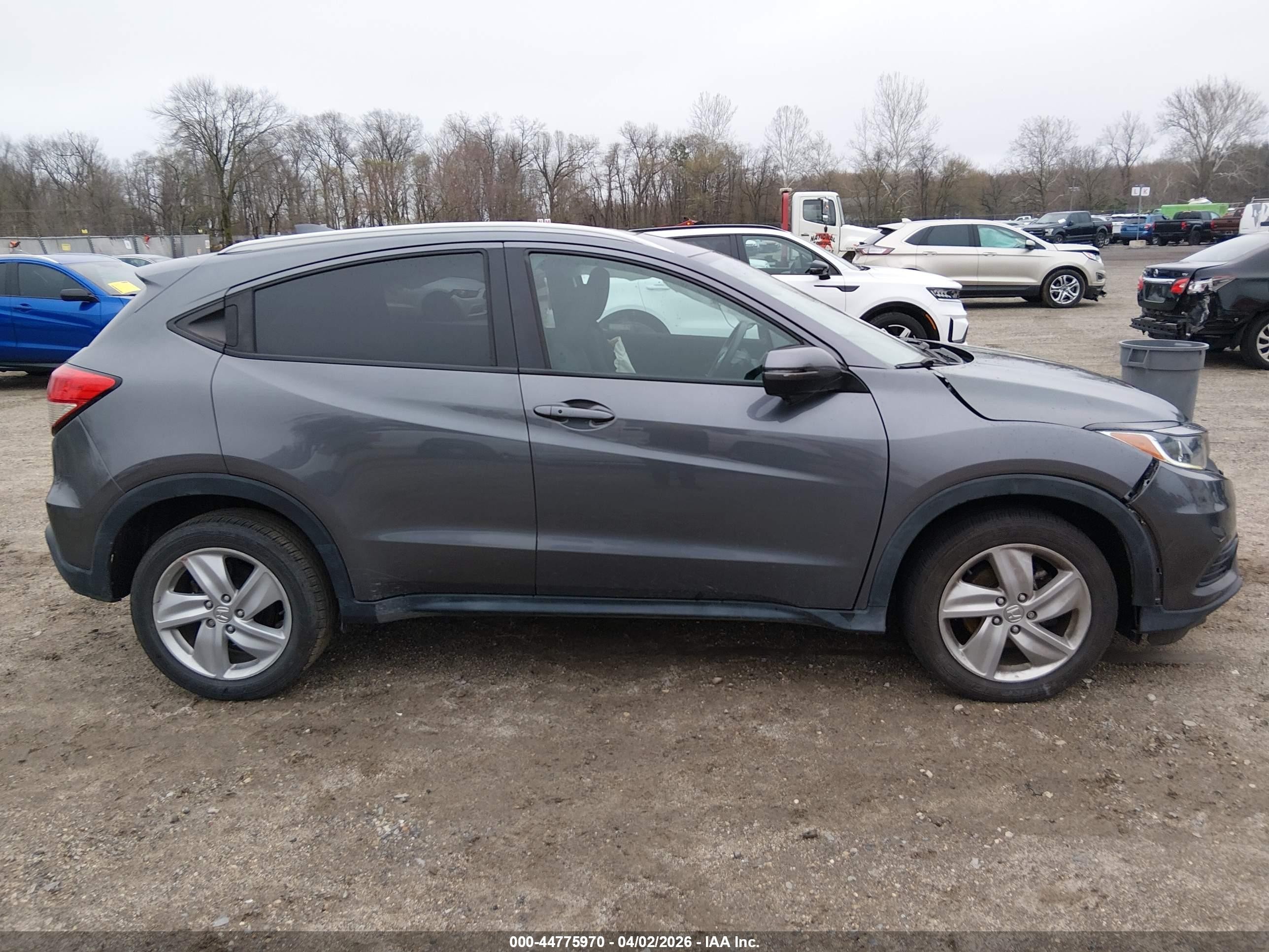 2019 Honda Hr-v Ex Серый vin: 3CZRU6H55KM702453