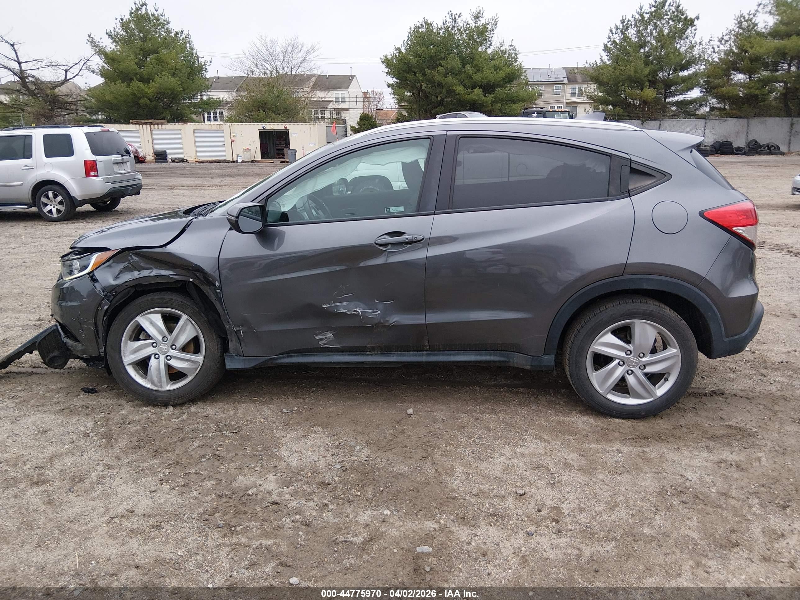 2019 Honda Hr-v Ex Серый vin: 3CZRU6H55KM702453