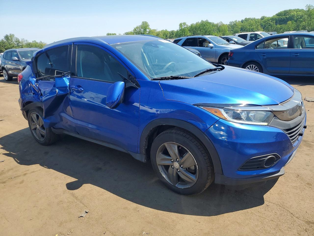 2021 Honda Hr-v Ex Blue vin: 3CZRU6H55MM753616