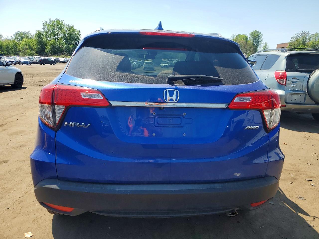 2021 Honda Hr-v Ex Blue vin: 3CZRU6H55MM753616