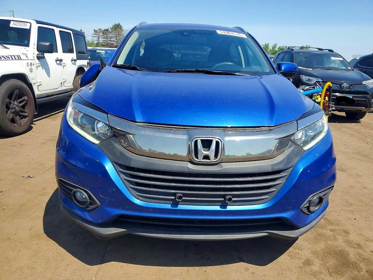 2021 Honda Hr-v Ex Blue vin: 3CZRU6H55MM753616