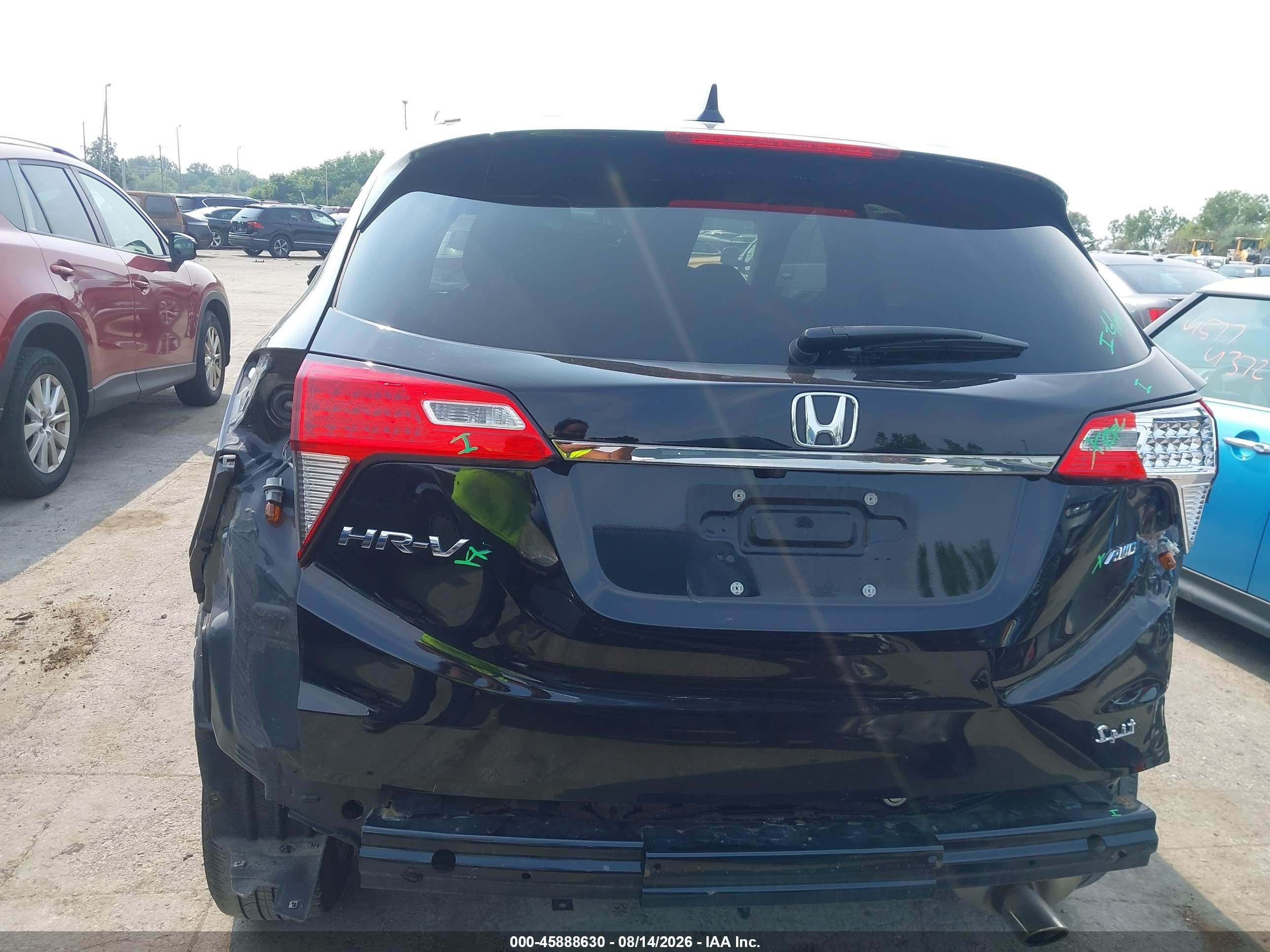 2022 Honda Hr-v Awd Ex Black vin: 3CZRU6H55NM766688