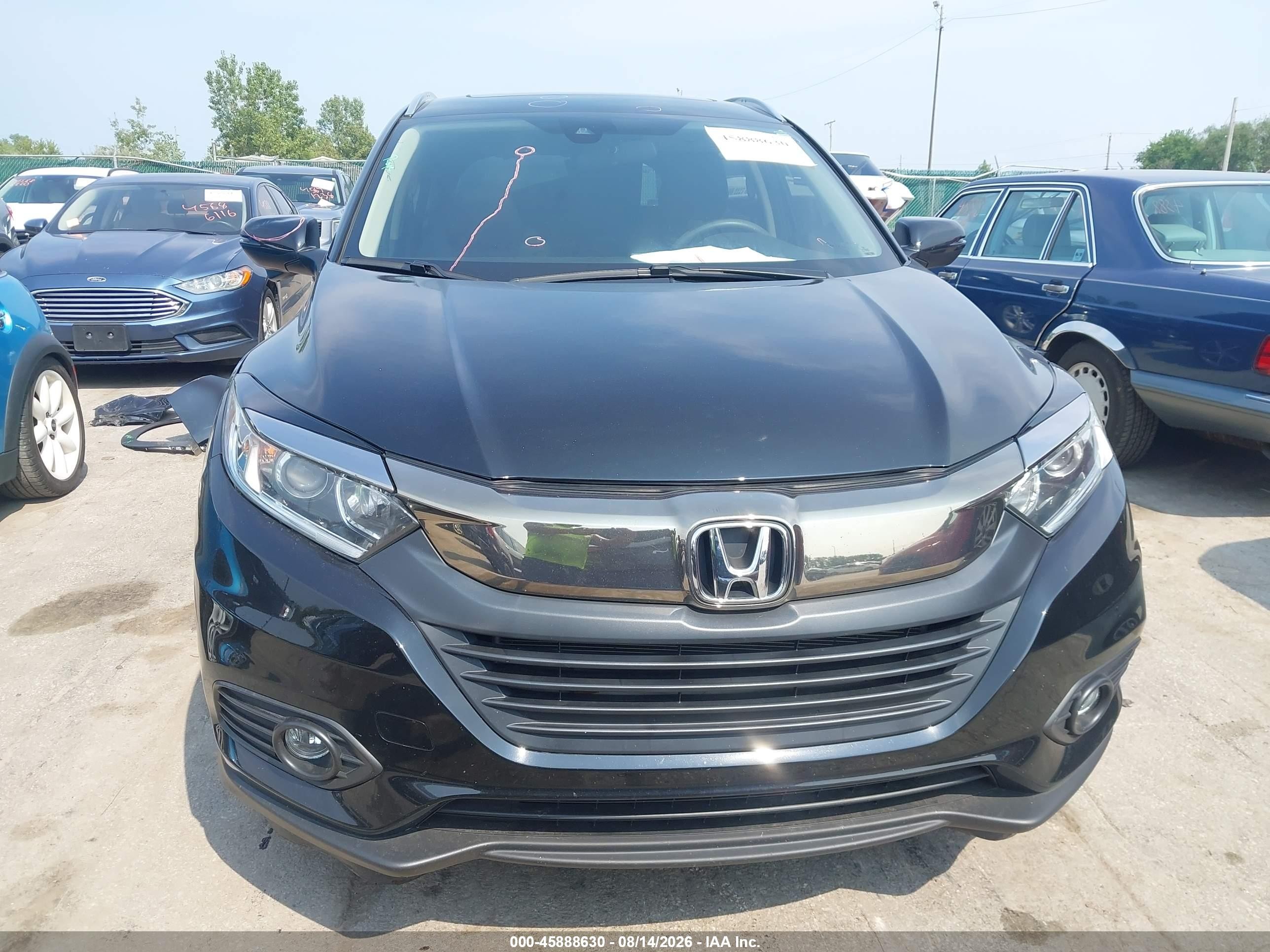 2022 Honda Hr-v Awd Ex Black vin: 3CZRU6H55NM766688