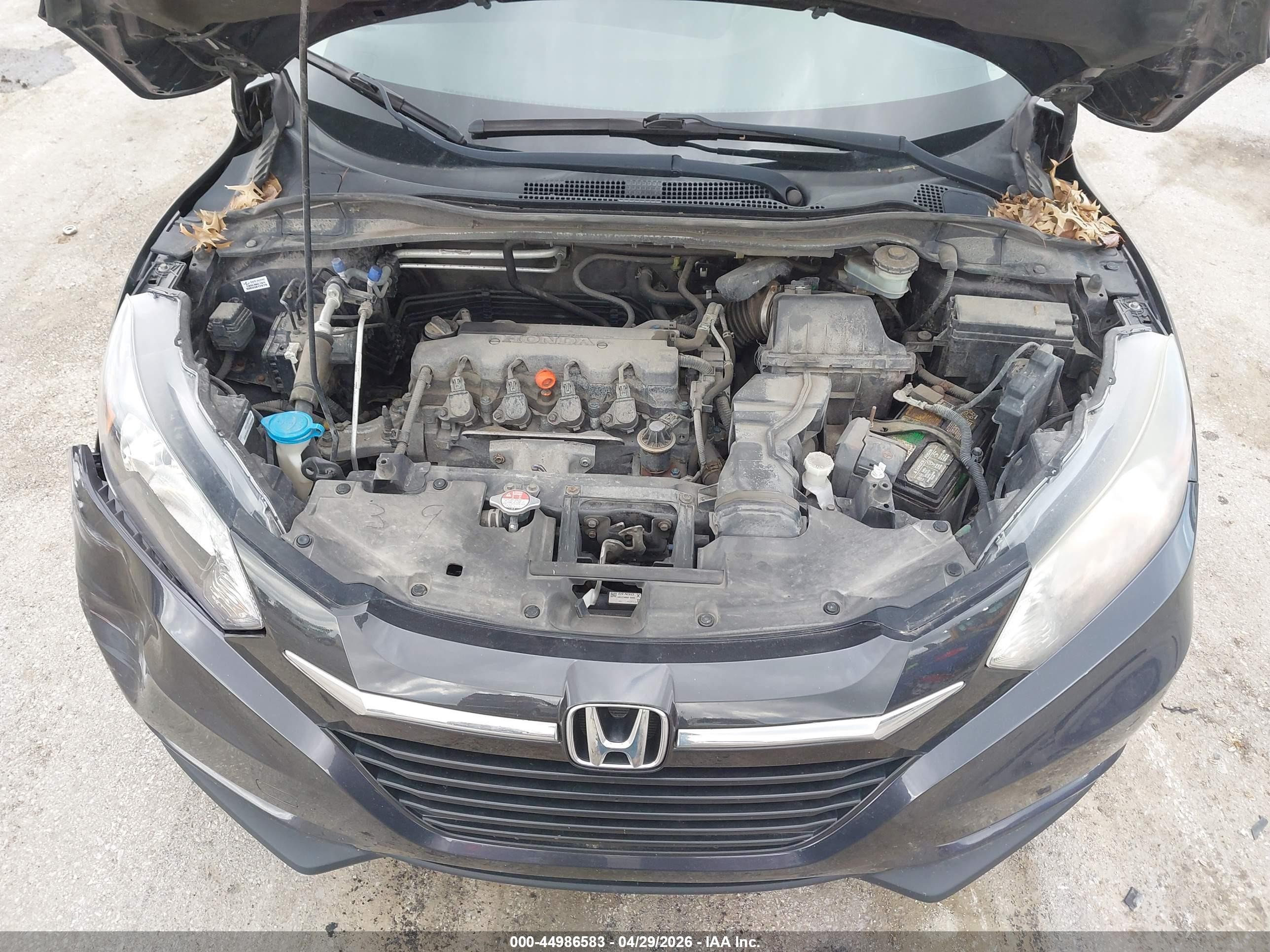 2017 Honda Hr-v Ex Gray vin: 3CZRU6H56HM725331