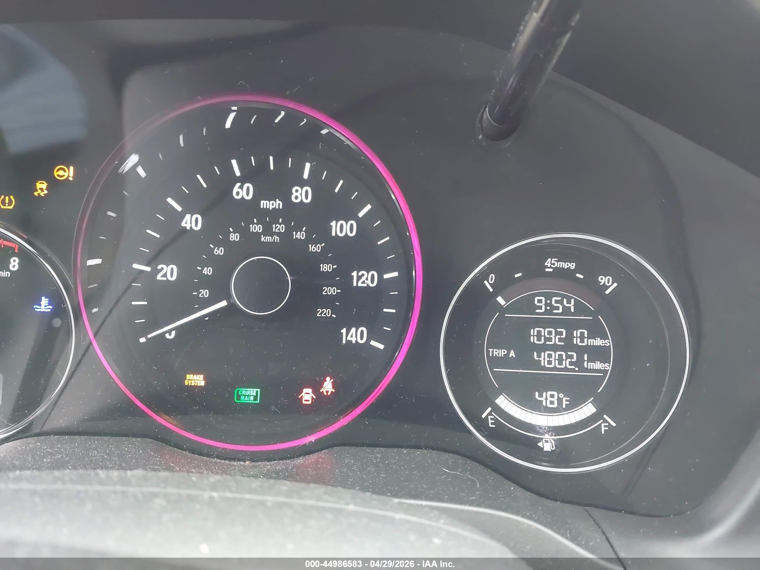 2017 Honda Hr-v Ex Gray vin: 3CZRU6H56HM725331