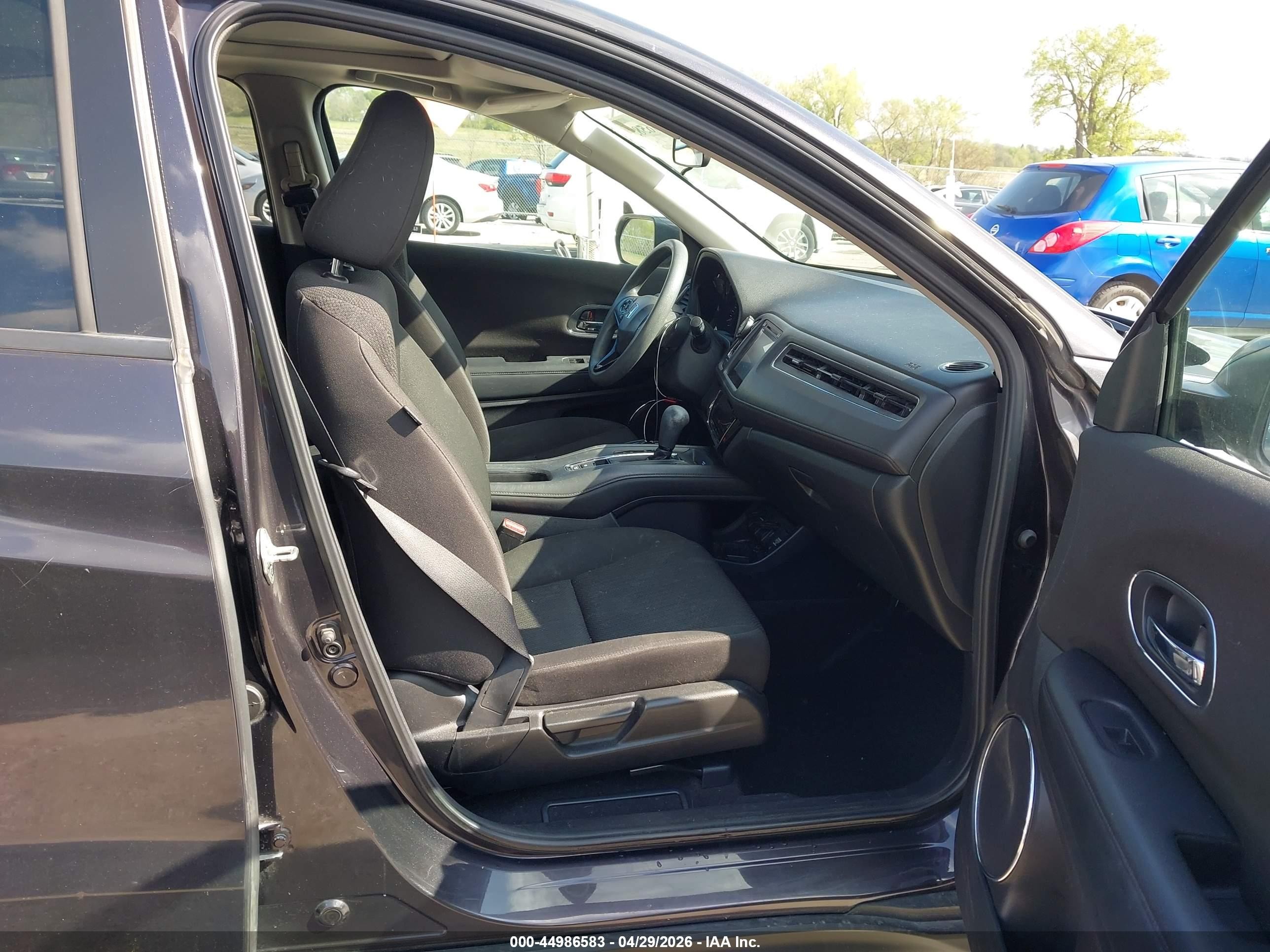 2017 Honda Hr-v Ex Gray vin: 3CZRU6H56HM725331