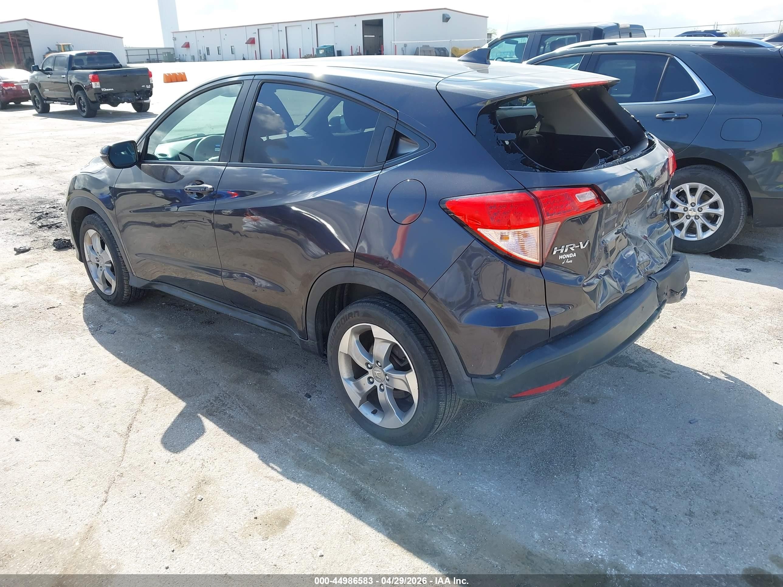 2017 Honda Hr-v Ex Gray vin: 3CZRU6H56HM725331