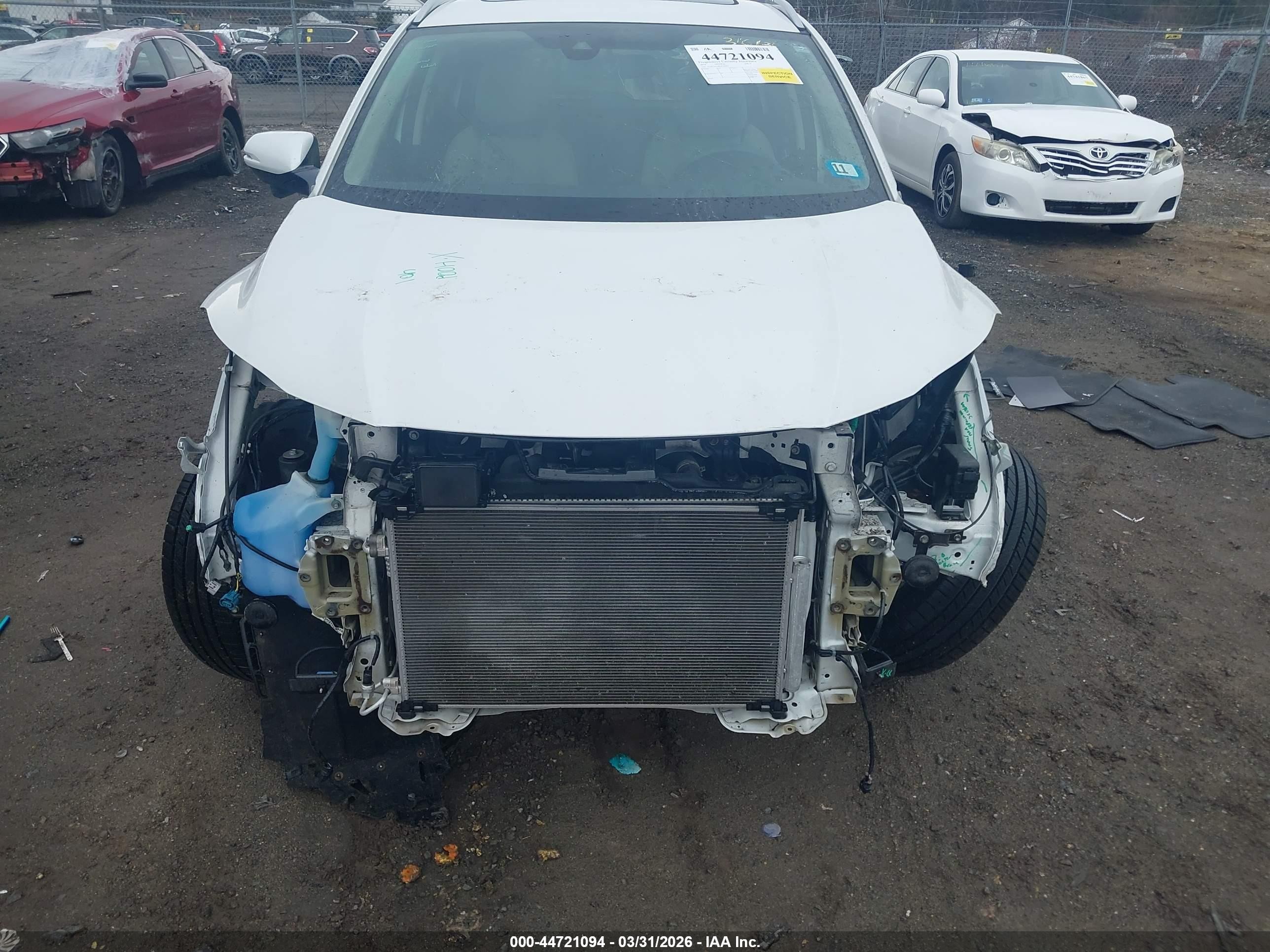2019 Honda Hr-v Ex White vin: 3CZRU6H56KM729922