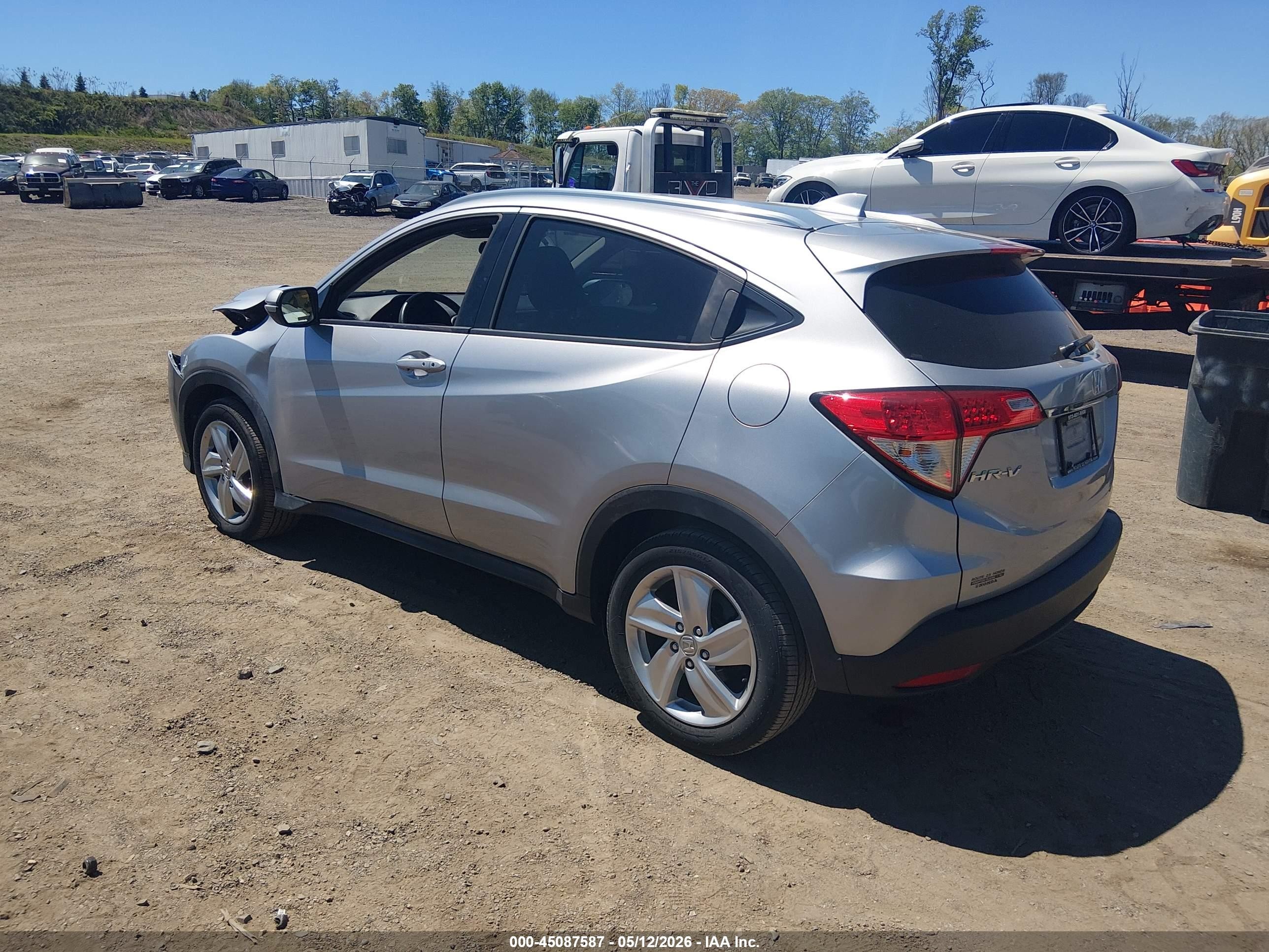 2020 Honda Hr-v Awd Ex Silver vin: 3CZRU6H56LM719411
