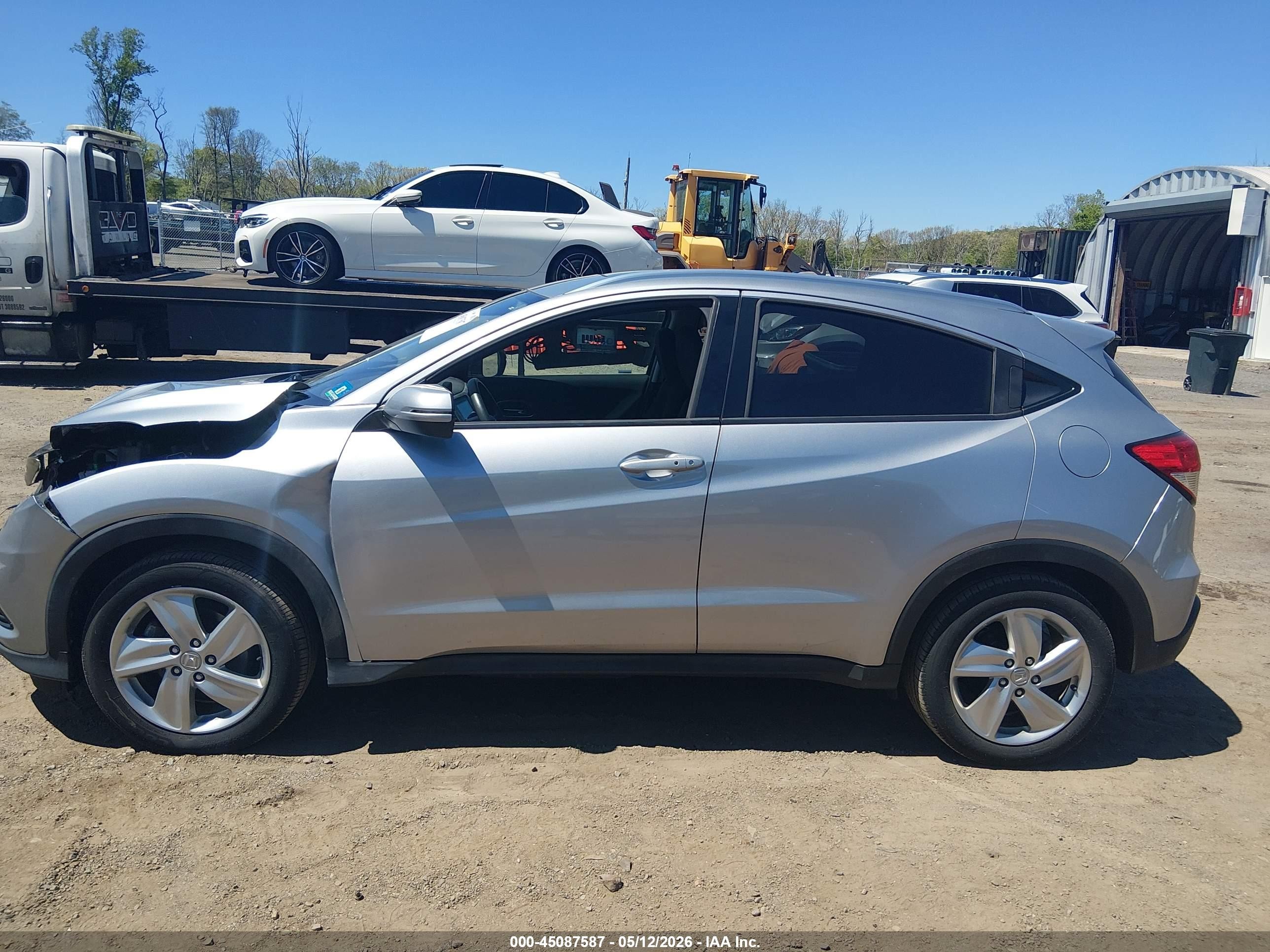2020 Honda Hr-v Awd Ex Silver vin: 3CZRU6H56LM719411