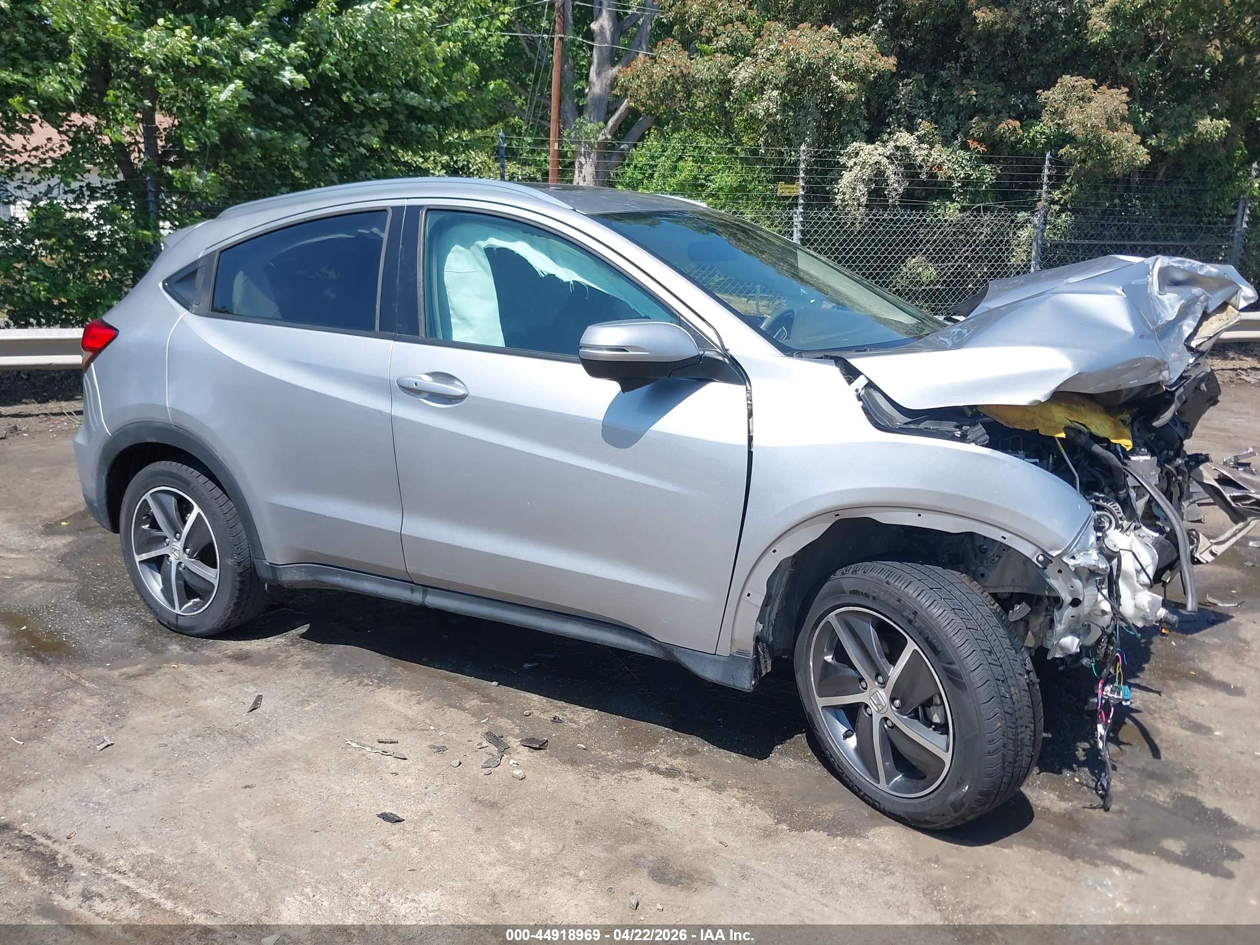 2022 Honda Hr-v Awd Ex Серебряный vin: 3CZRU6H56NM755263