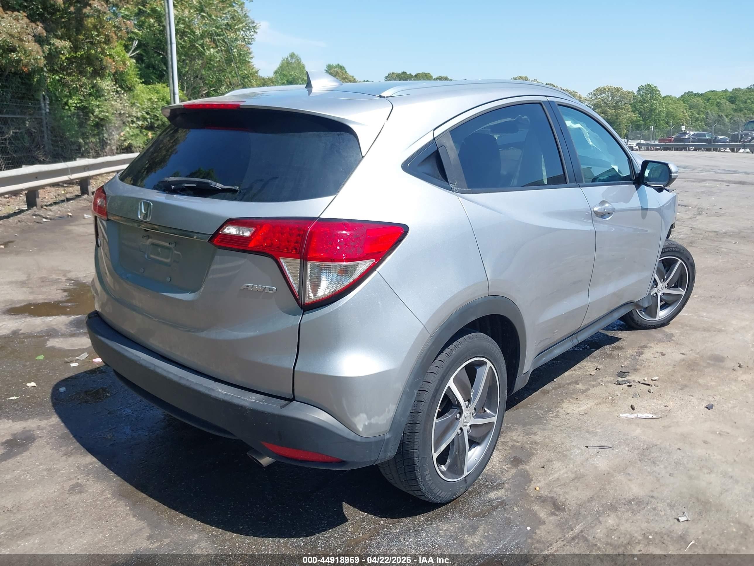 2022 Honda Hr-v Awd Ex Серебряный vin: 3CZRU6H56NM755263