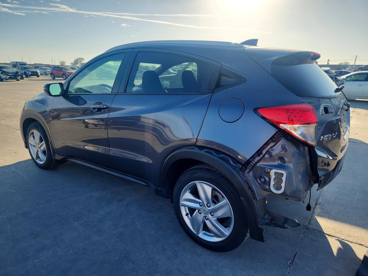 2019 Honda Hr-v Ex Gray vin: 3CZRU6H57KM714023