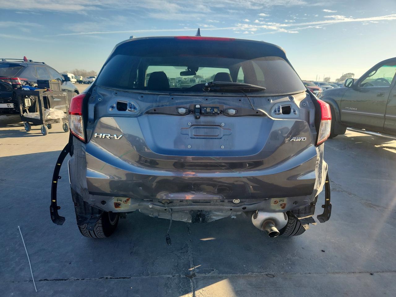 2019 Honda Hr-v Ex Gray vin: 3CZRU6H57KM714023