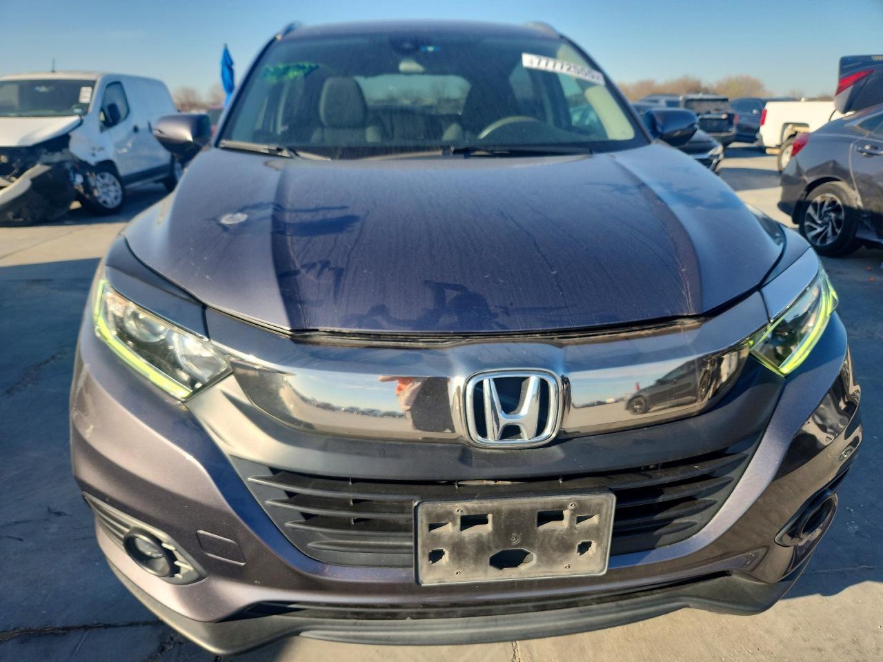 2019 Honda Hr-v Ex Gray vin: 3CZRU6H57KM714023