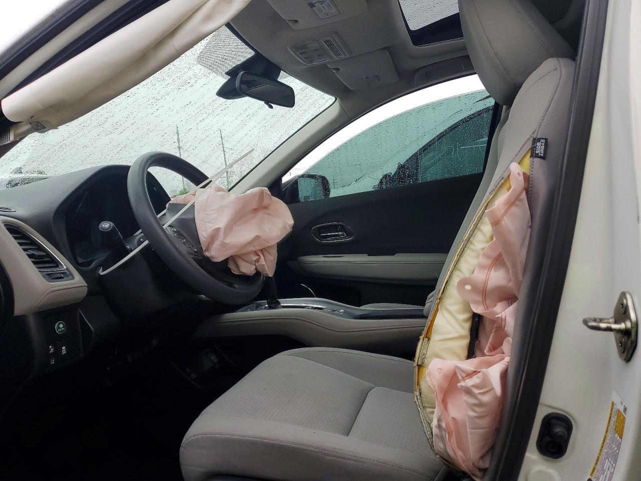 2019 Honda Hr-v Ex White vin: 3CZRU6H57KM719772