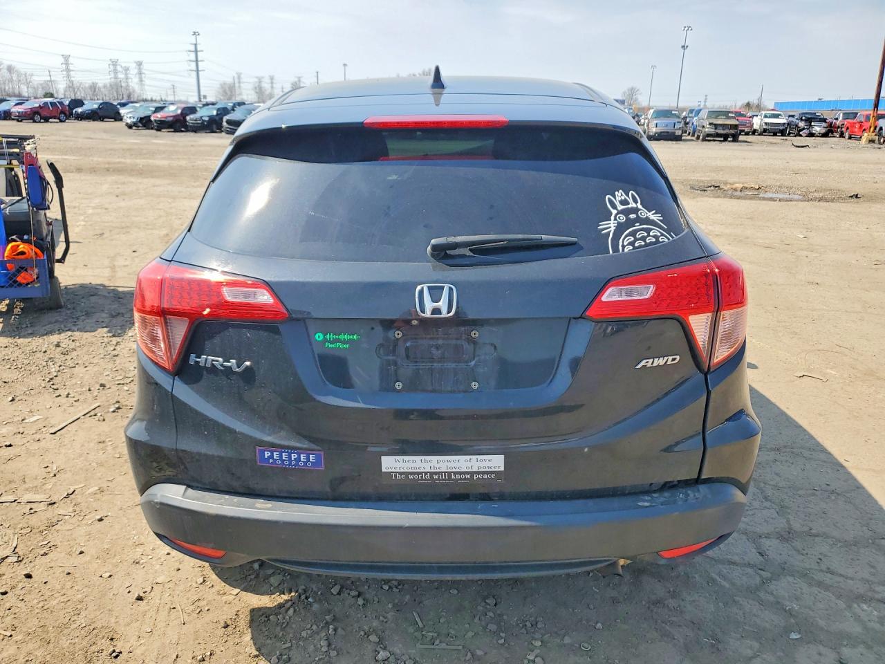2016 Honda Hr-v Ex Черный vin: 3CZRU6H58GM735759