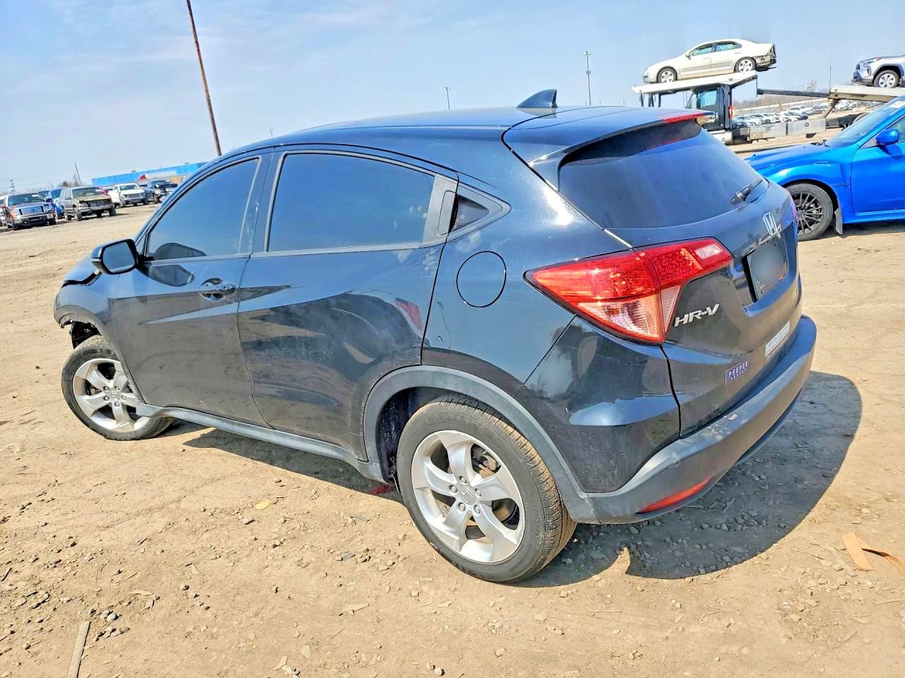 2016 Honda Hr-v Ex Черный vin: 3CZRU6H58GM735759