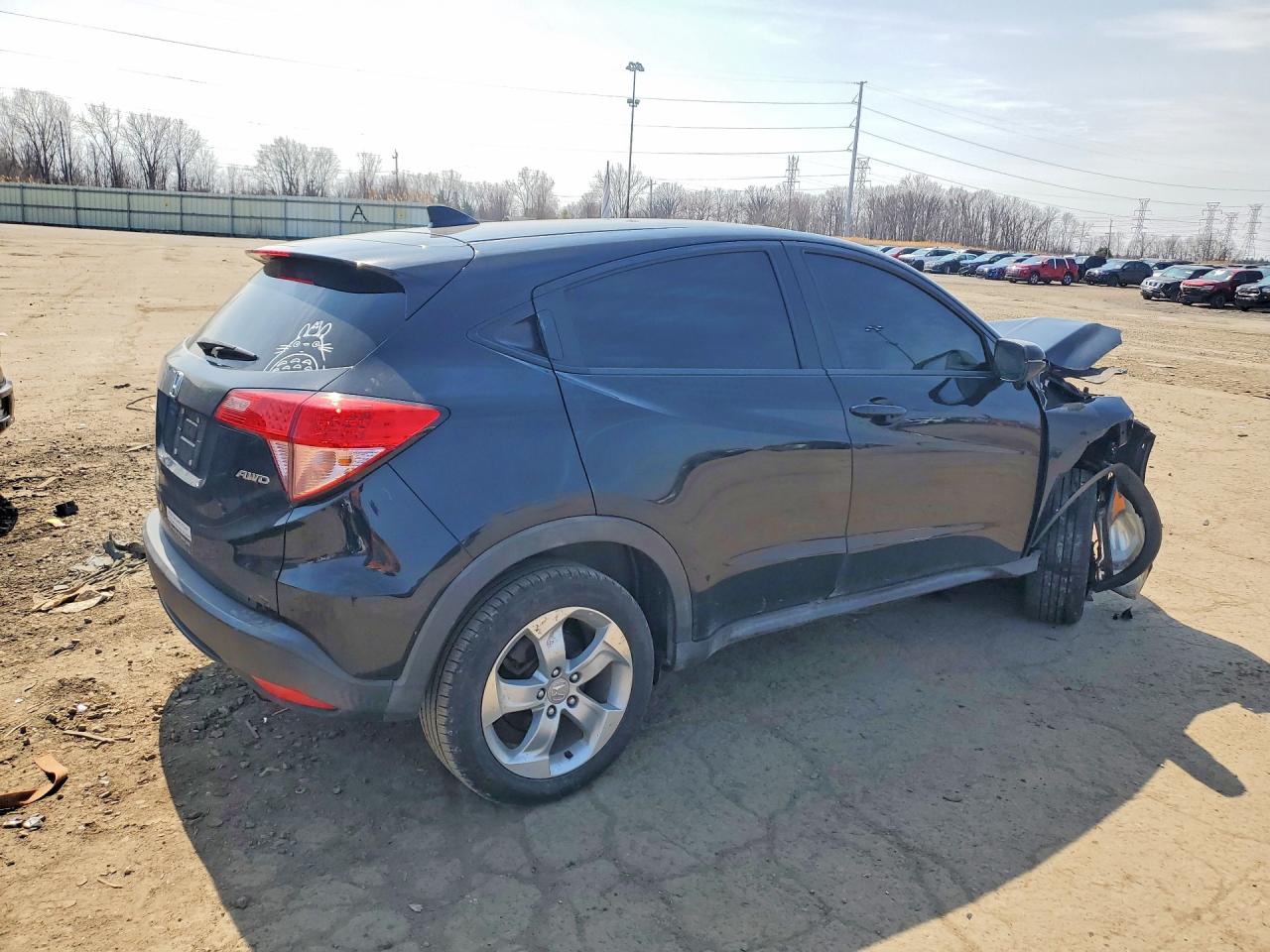 2016 Honda Hr-v Ex Черный vin: 3CZRU6H58GM735759