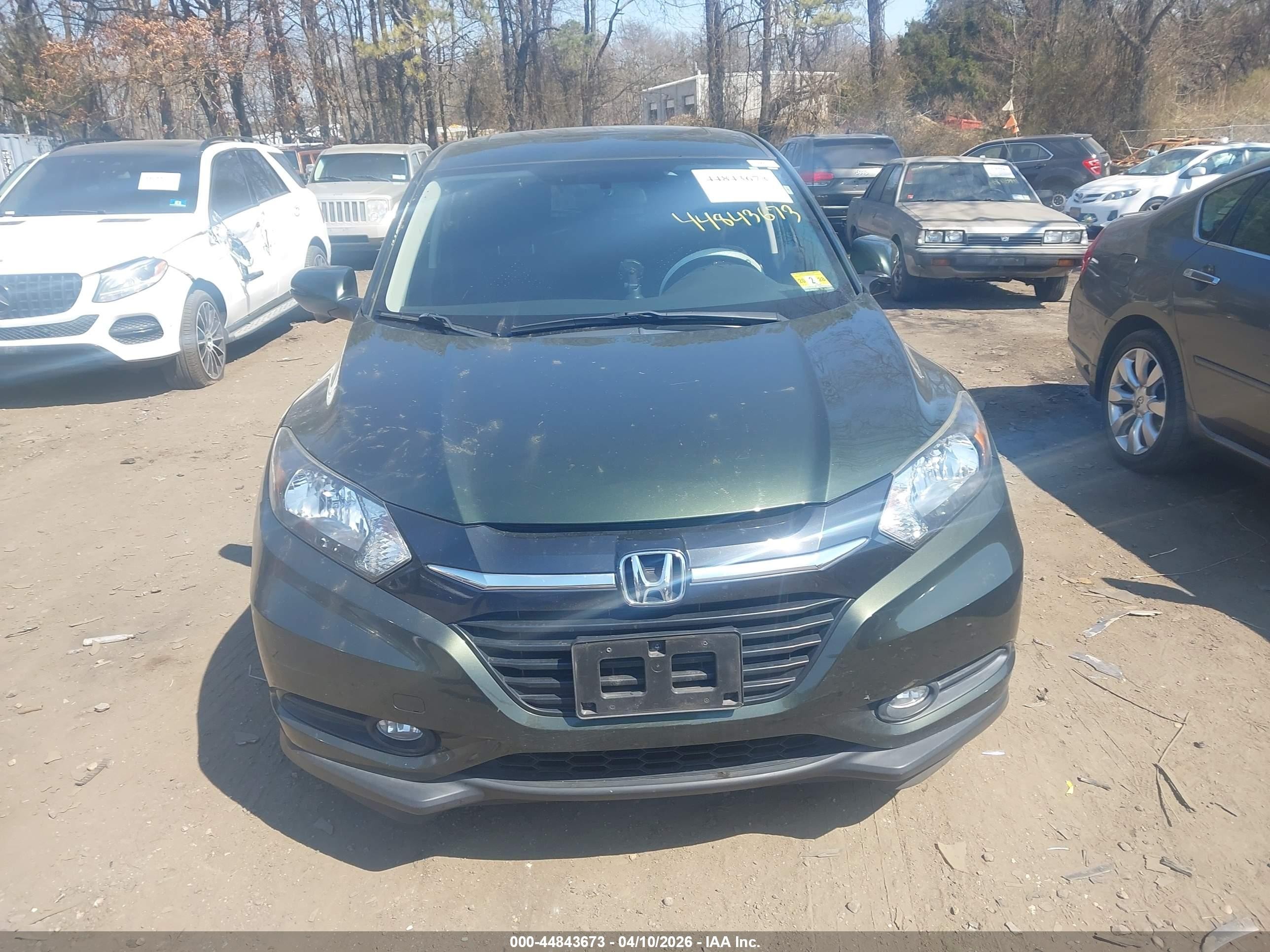 2018 Honda Hr-v Ex Green vin: 3CZRU6H58JG705070
