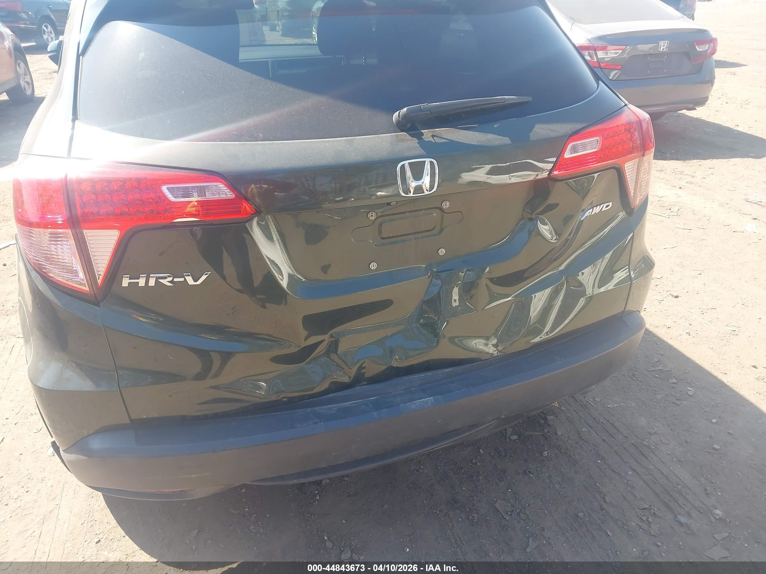 2018 Honda Hr-v Ex Green vin: 3CZRU6H58JG705070