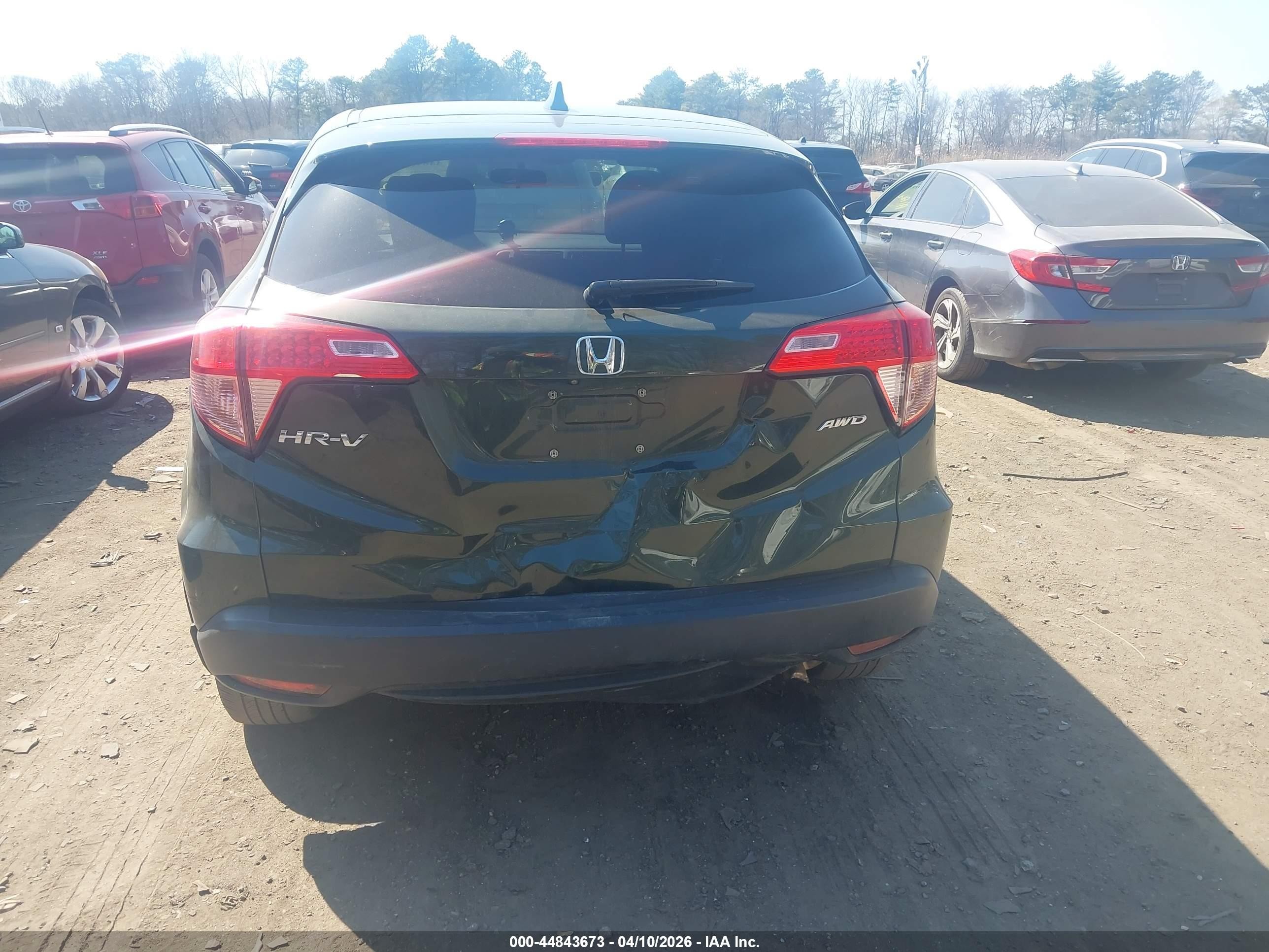 2018 Honda Hr-v Ex Green vin: 3CZRU6H58JG705070