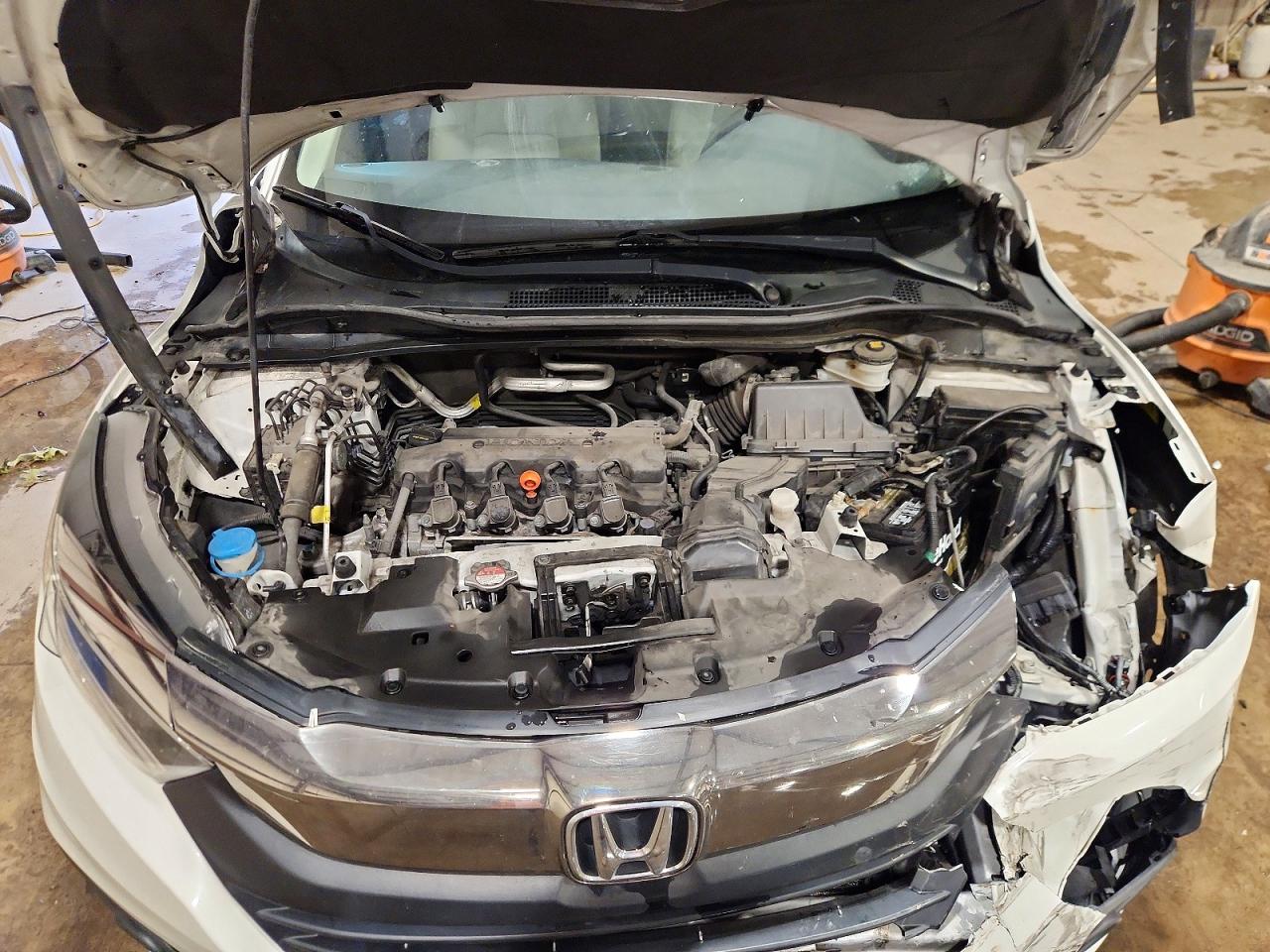 2019 Honda Hr-v Ex White vin: 3CZRU6H58KM718940