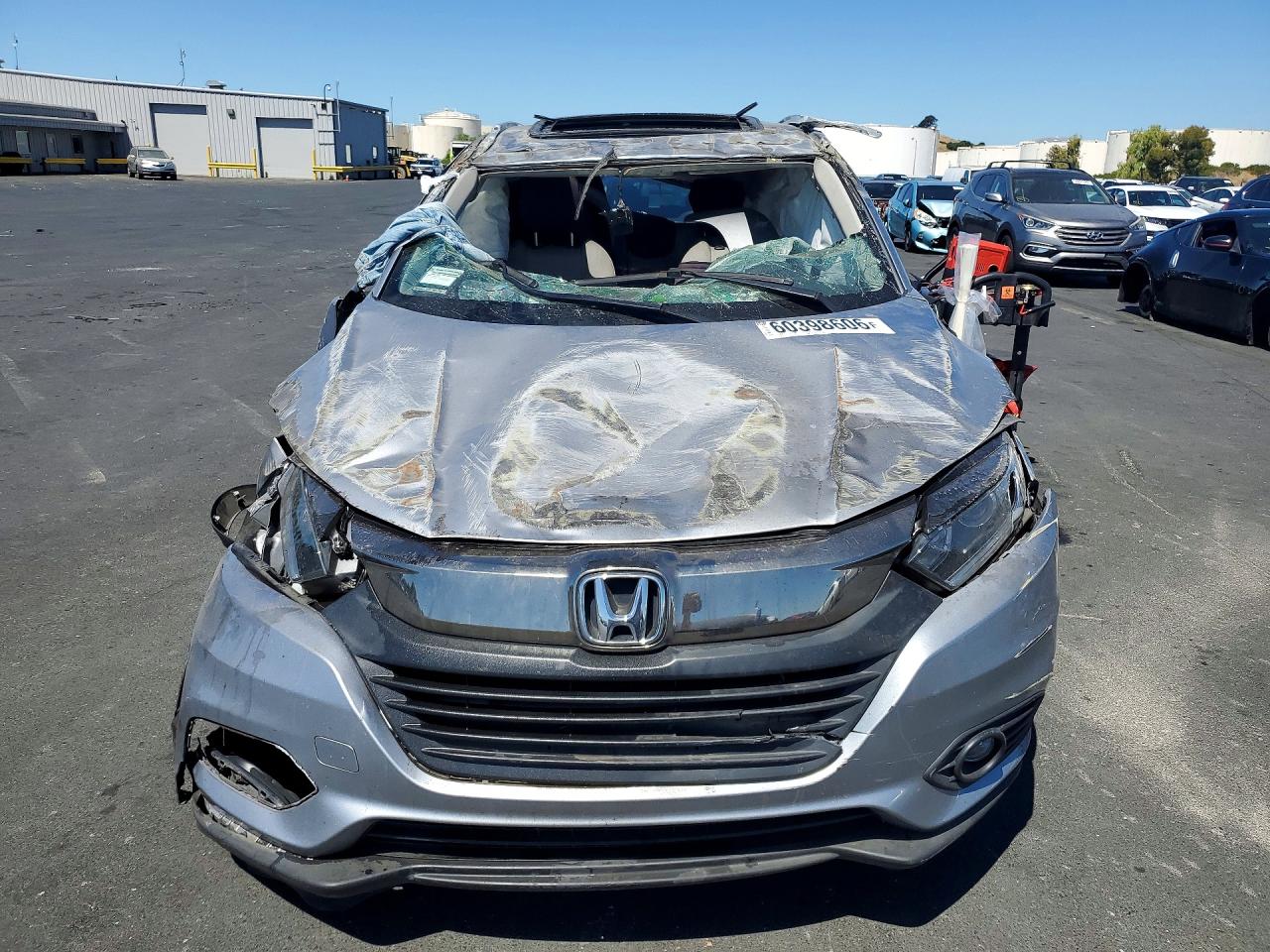 2021 Honda Hr-v Ex Silver vin: 3CZRU6H58MM745431