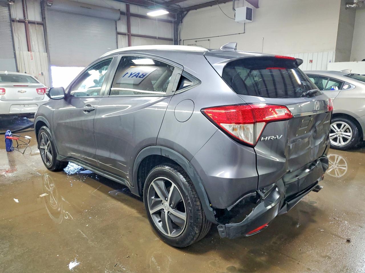 2022 Honda Hr-v Ex Gray vin: 3CZRU6H58NM764739