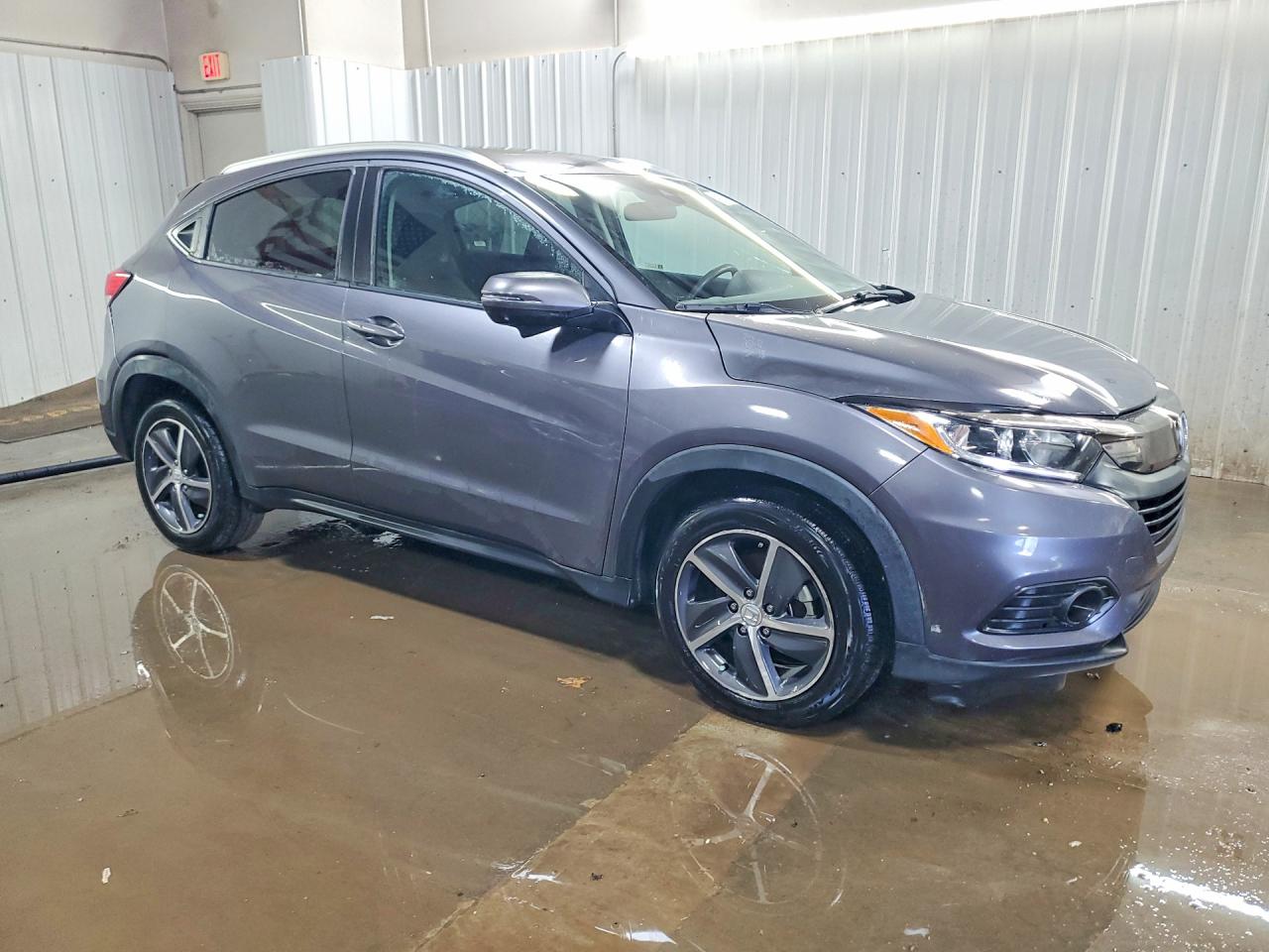 2022 Honda Hr-v Ex Gray vin: 3CZRU6H58NM764739