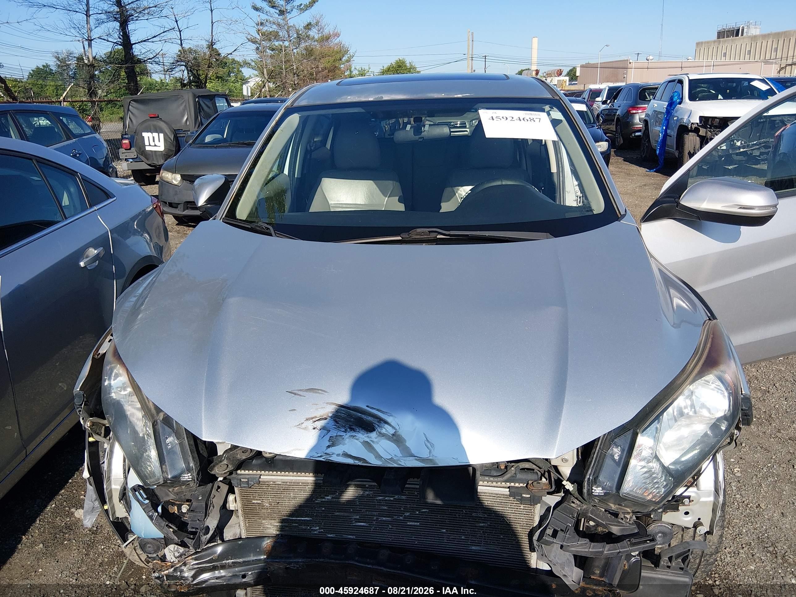 2016 Honda Hr-v Ex Silver vin: 3CZRU6H59GM705248