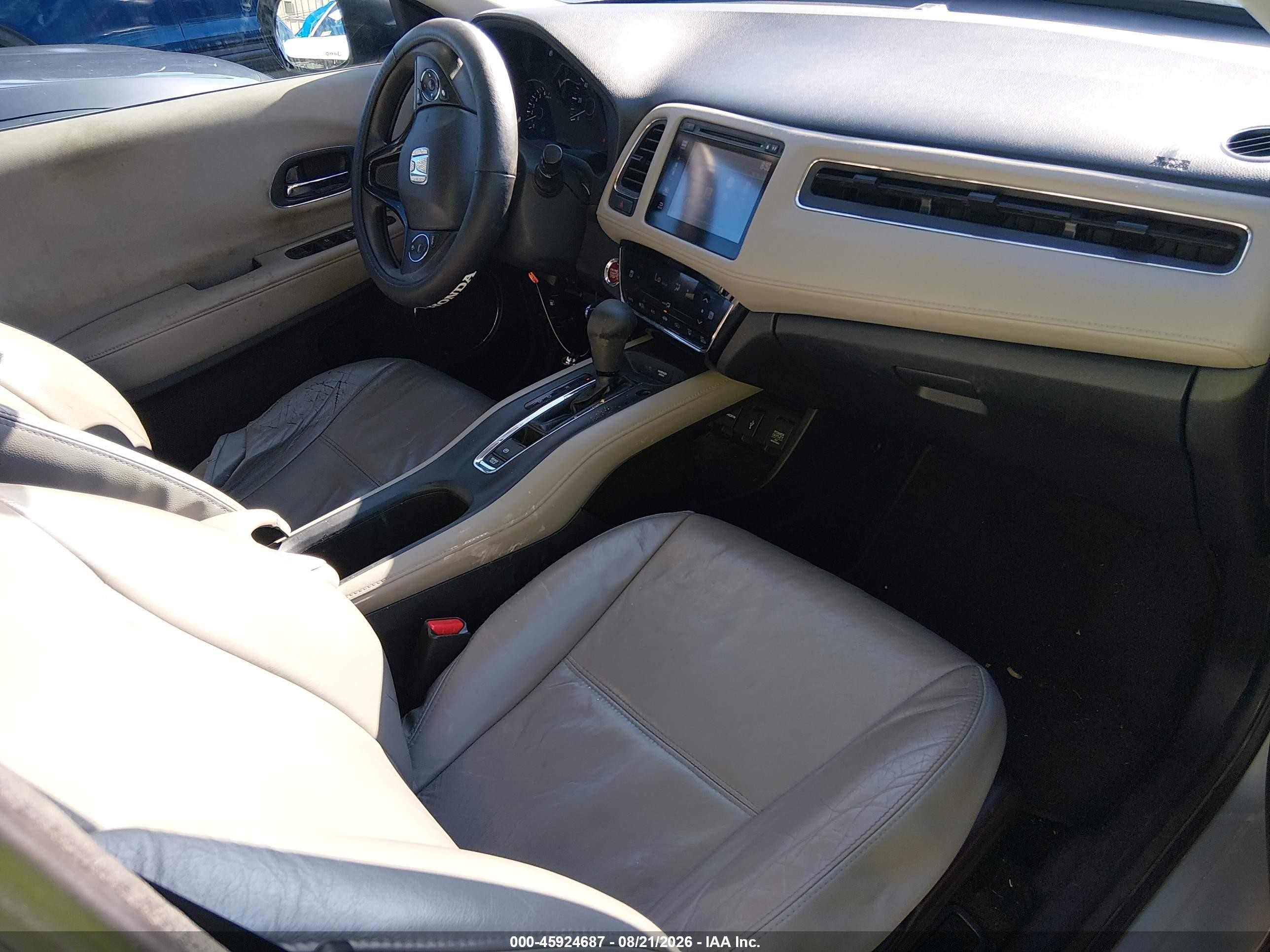 2016 Honda Hr-v Ex Silver vin: 3CZRU6H59GM705248