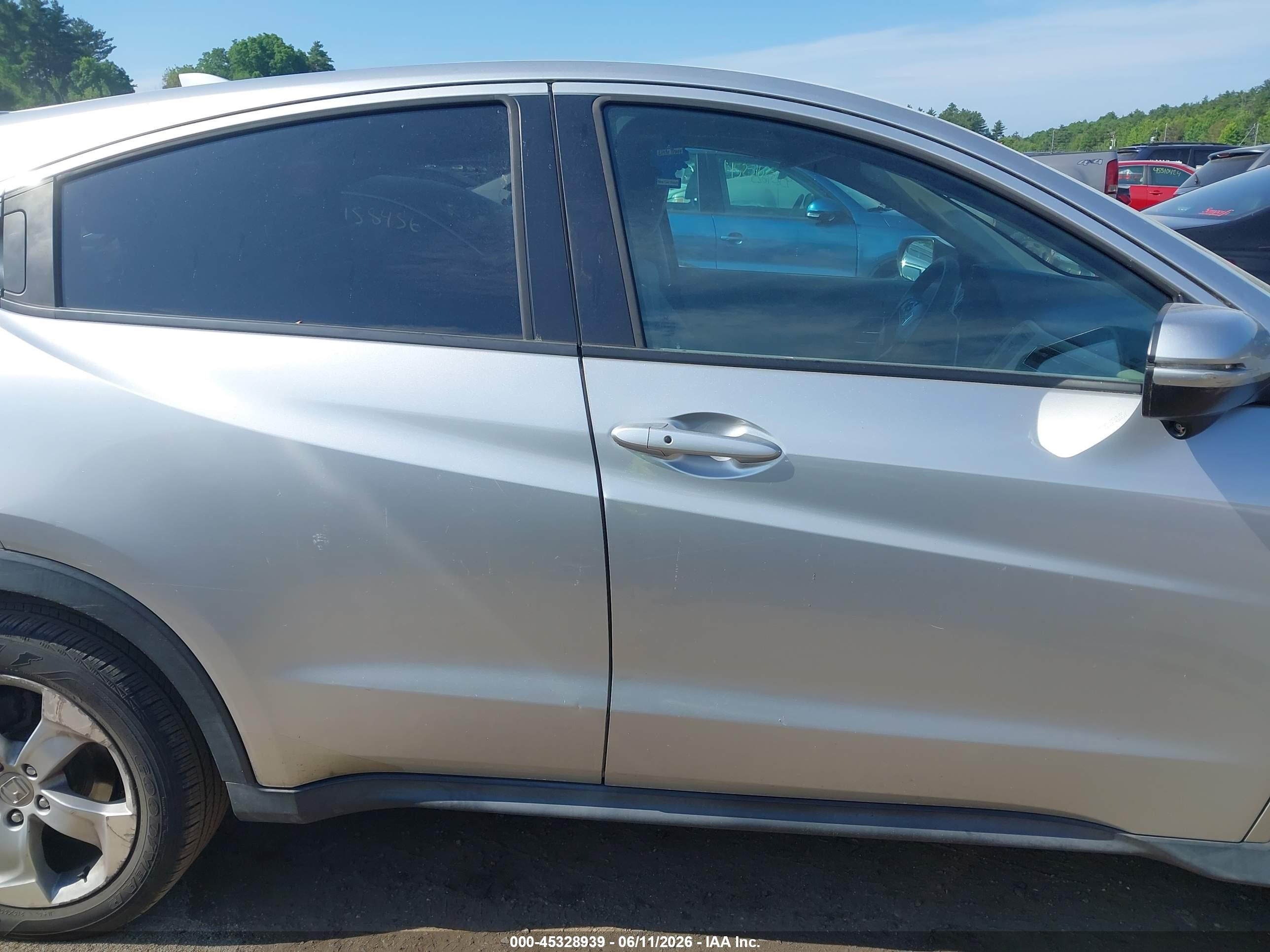 2016 Honda Hr-v Ex Silver vin: 3CZRU6H59GM716766