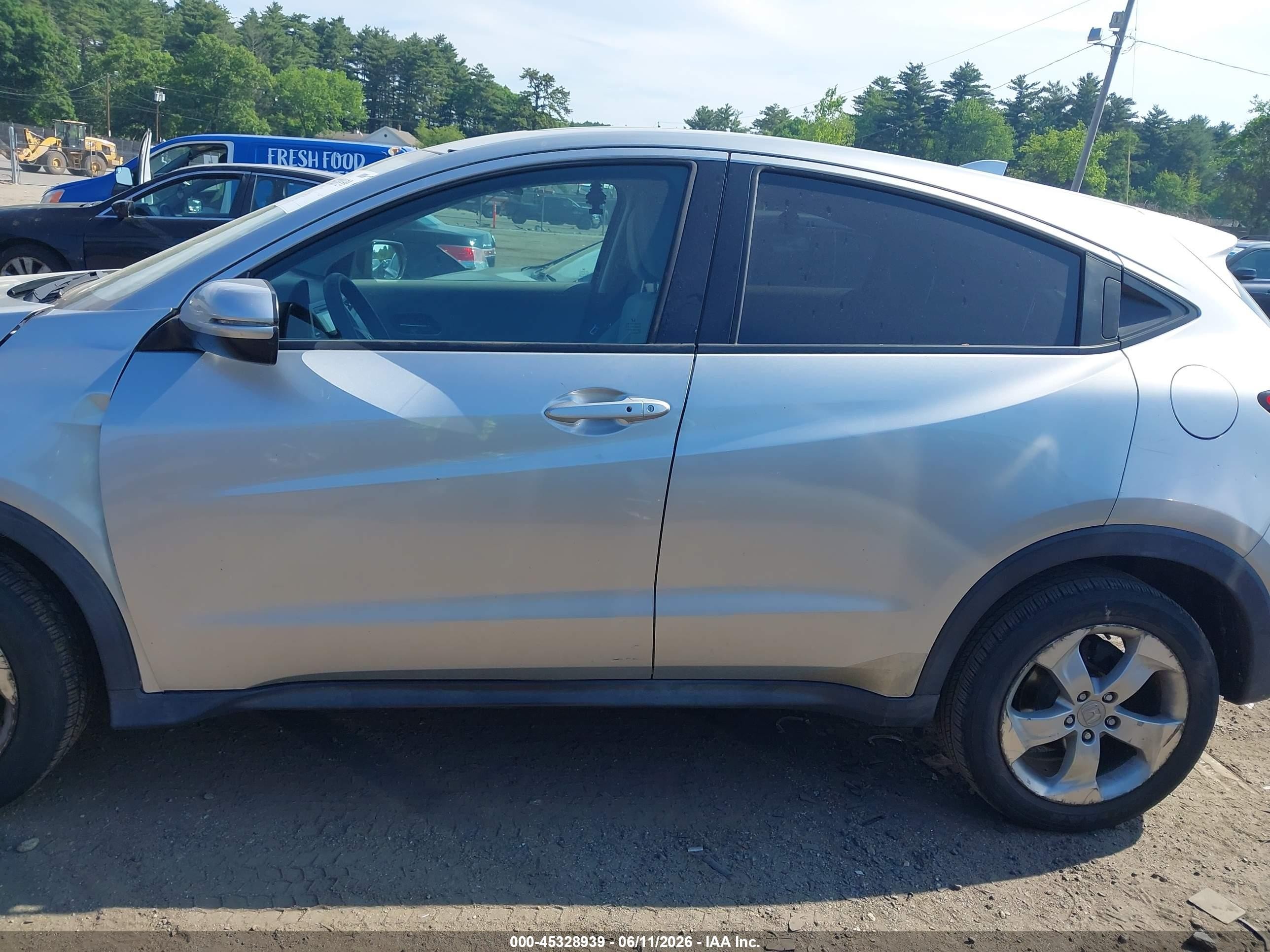 2016 Honda Hr-v Ex Silver vin: 3CZRU6H59GM716766