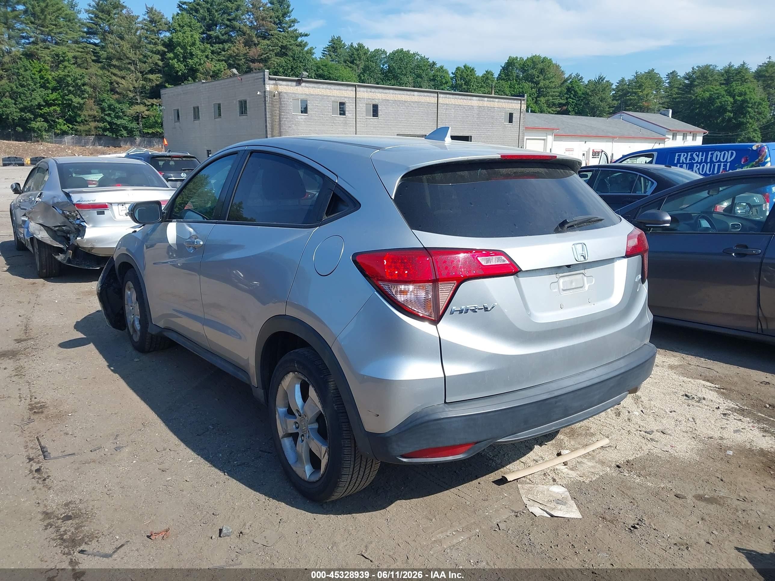 2016 Honda Hr-v Ex Silver vin: 3CZRU6H59GM716766