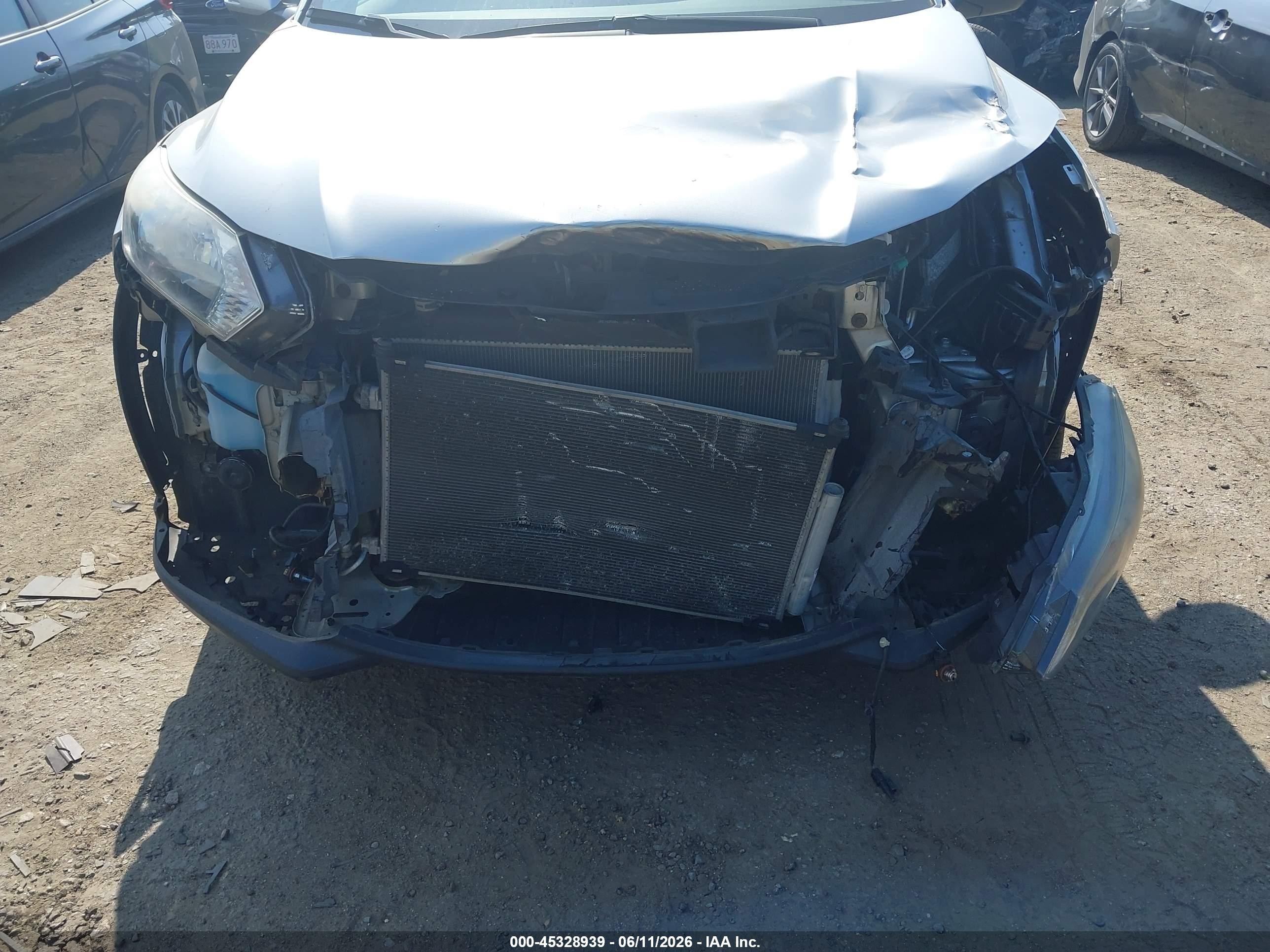 2016 Honda Hr-v Ex Silver vin: 3CZRU6H59GM716766