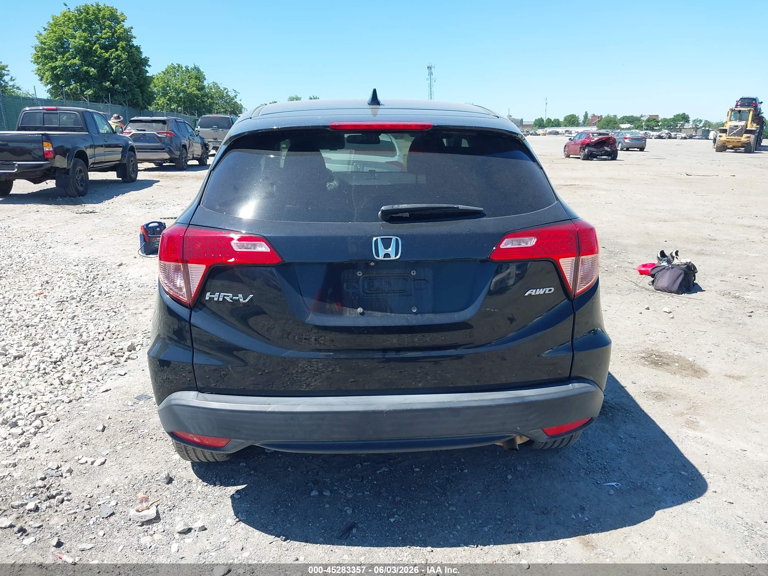 2018 Honda Hr-v Ex Black vin: 3CZRU6H59JM727967