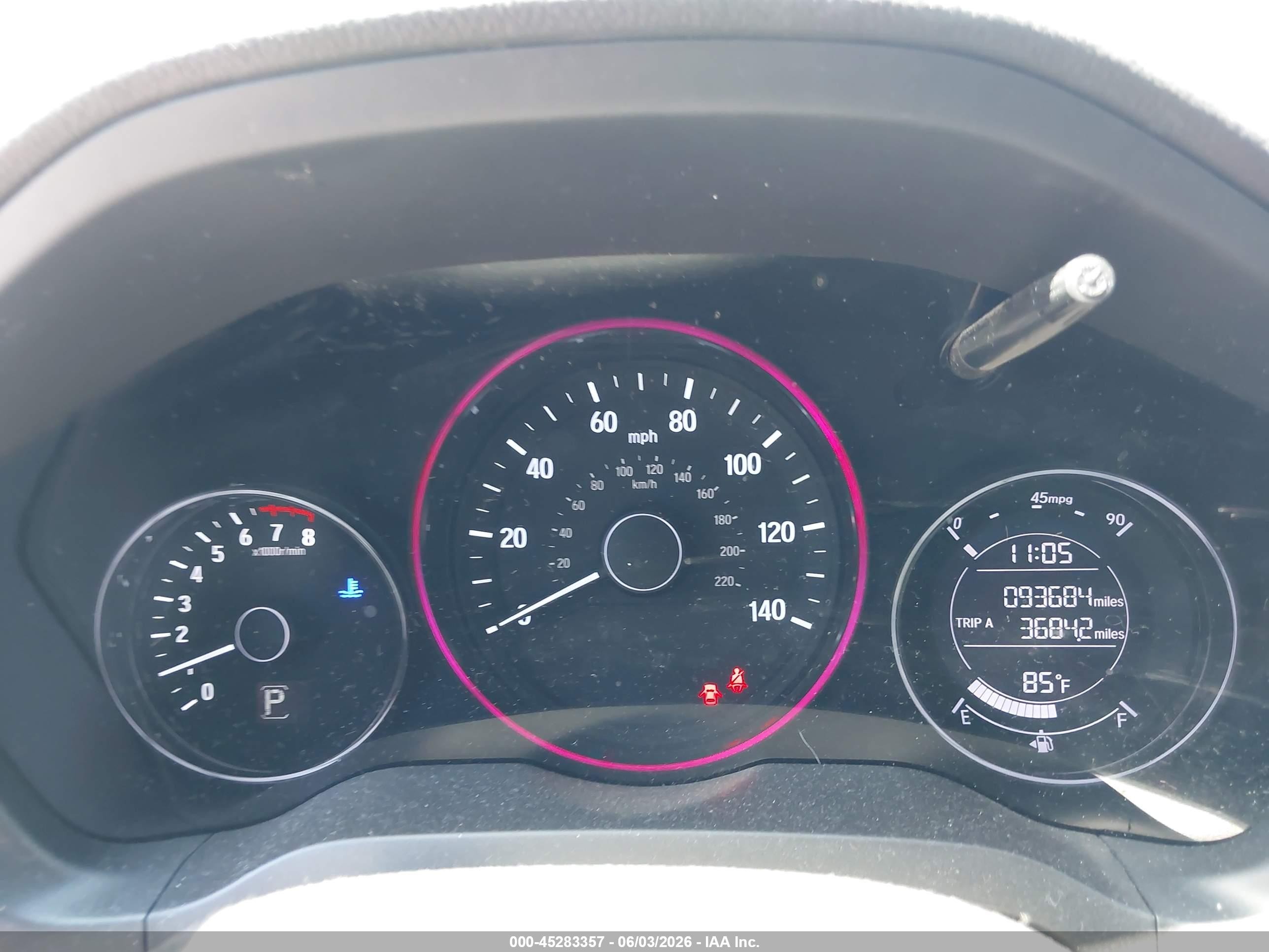 2018 Honda Hr-v Ex Black vin: 3CZRU6H59JM727967